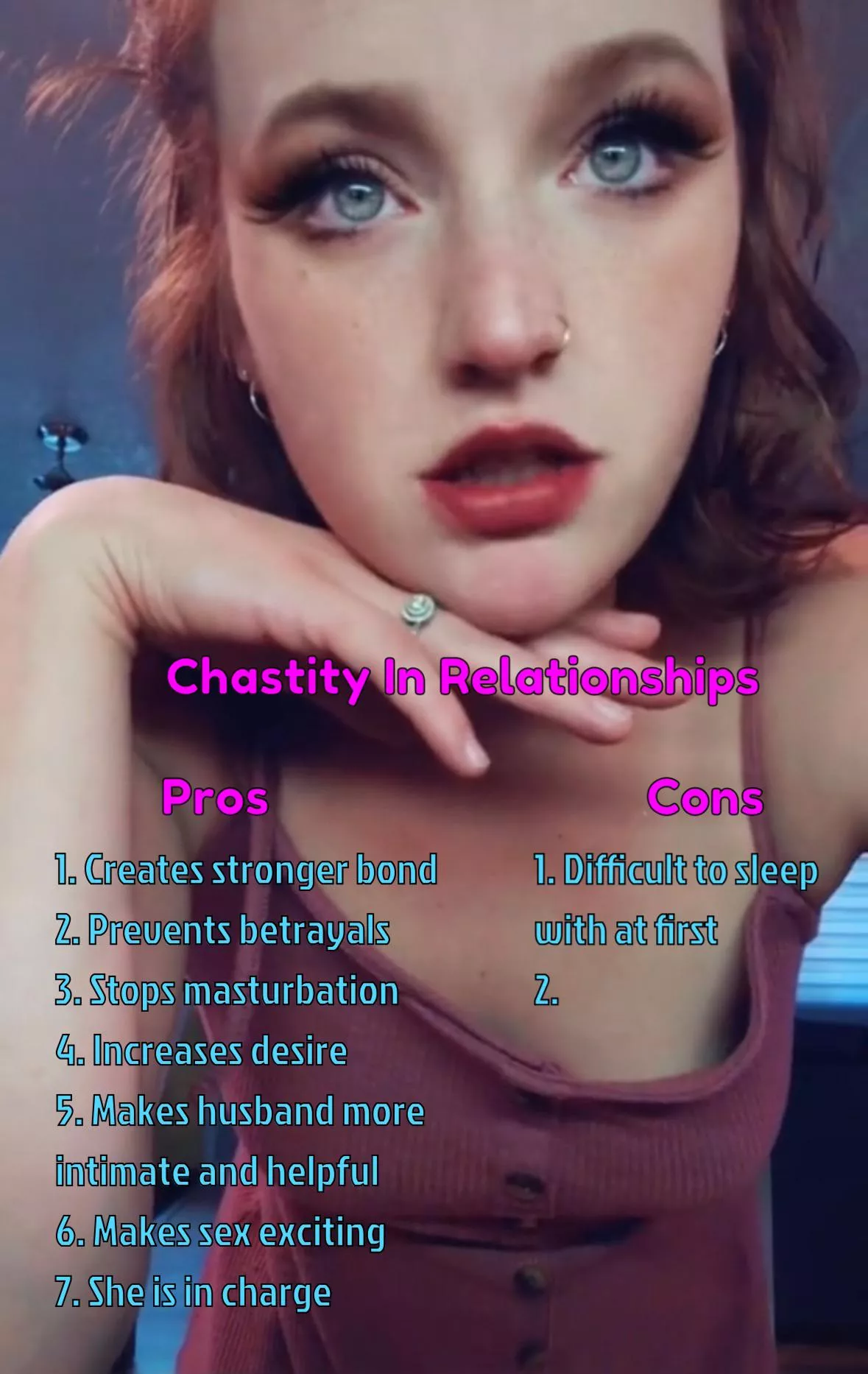 Thinking about chastity? She thinks you should 🔐 posted by rt_BNWO