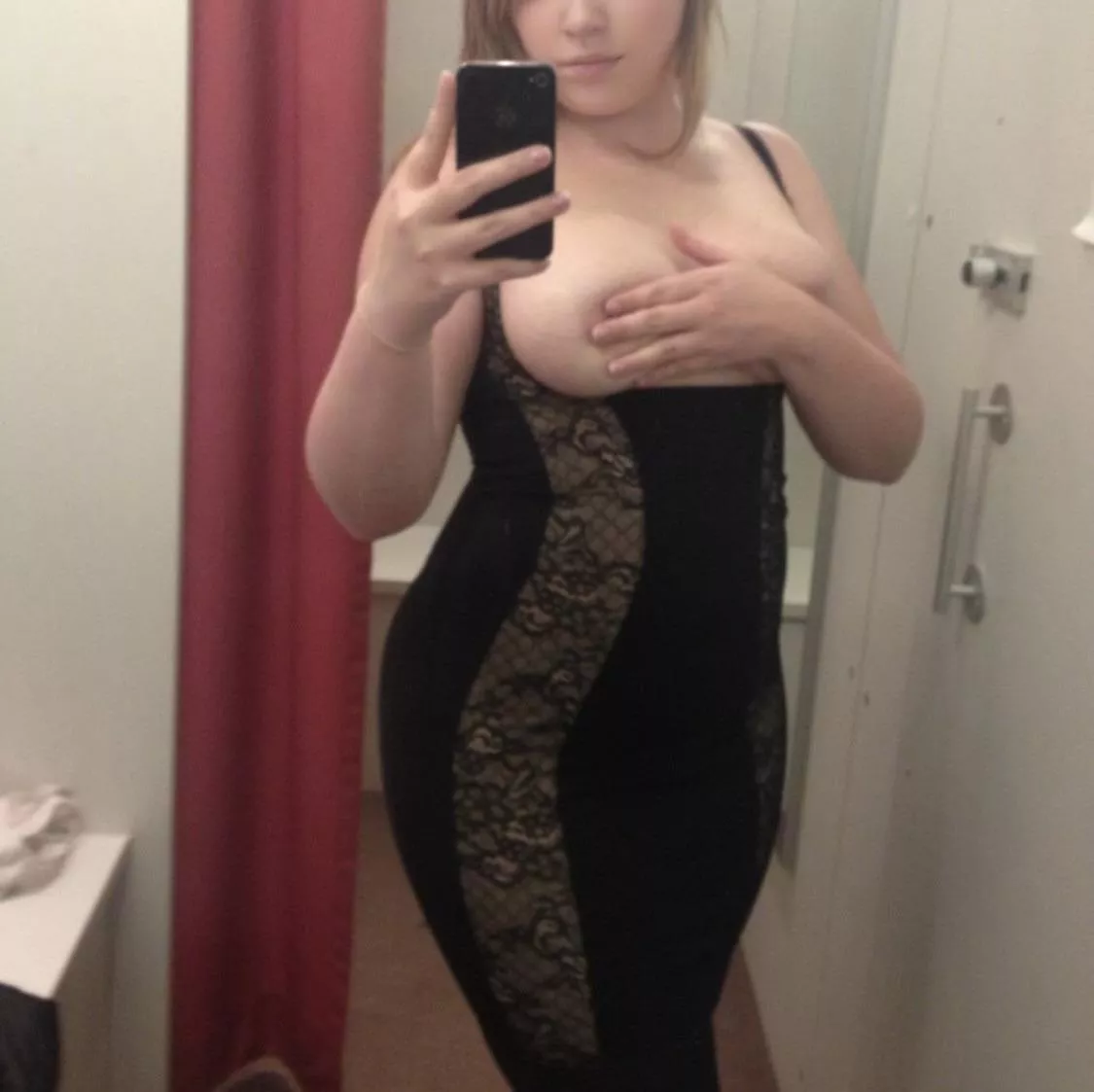 This dress might be too tightâ€¦ posted by sapphire_snow_