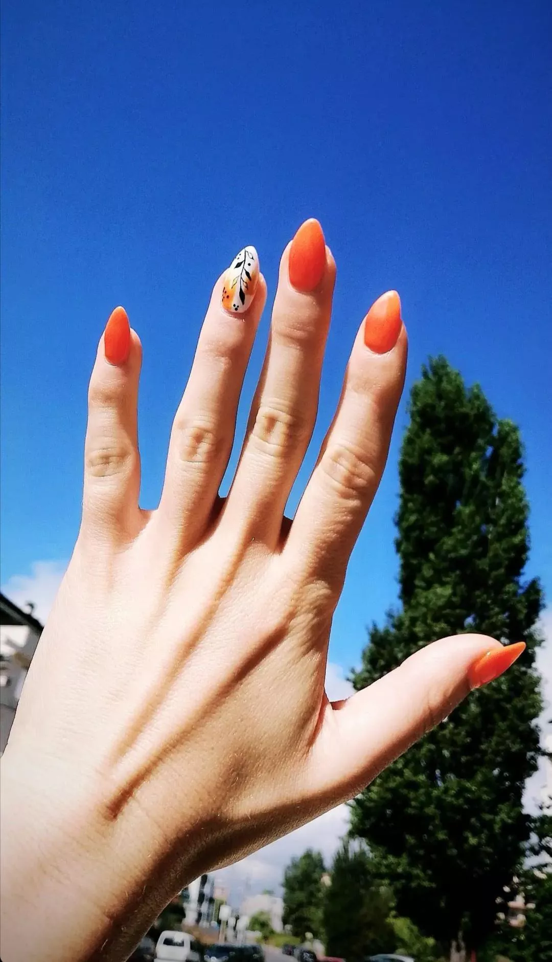 This girl sent me a pic of her nails 🤤 posted by almiandoga