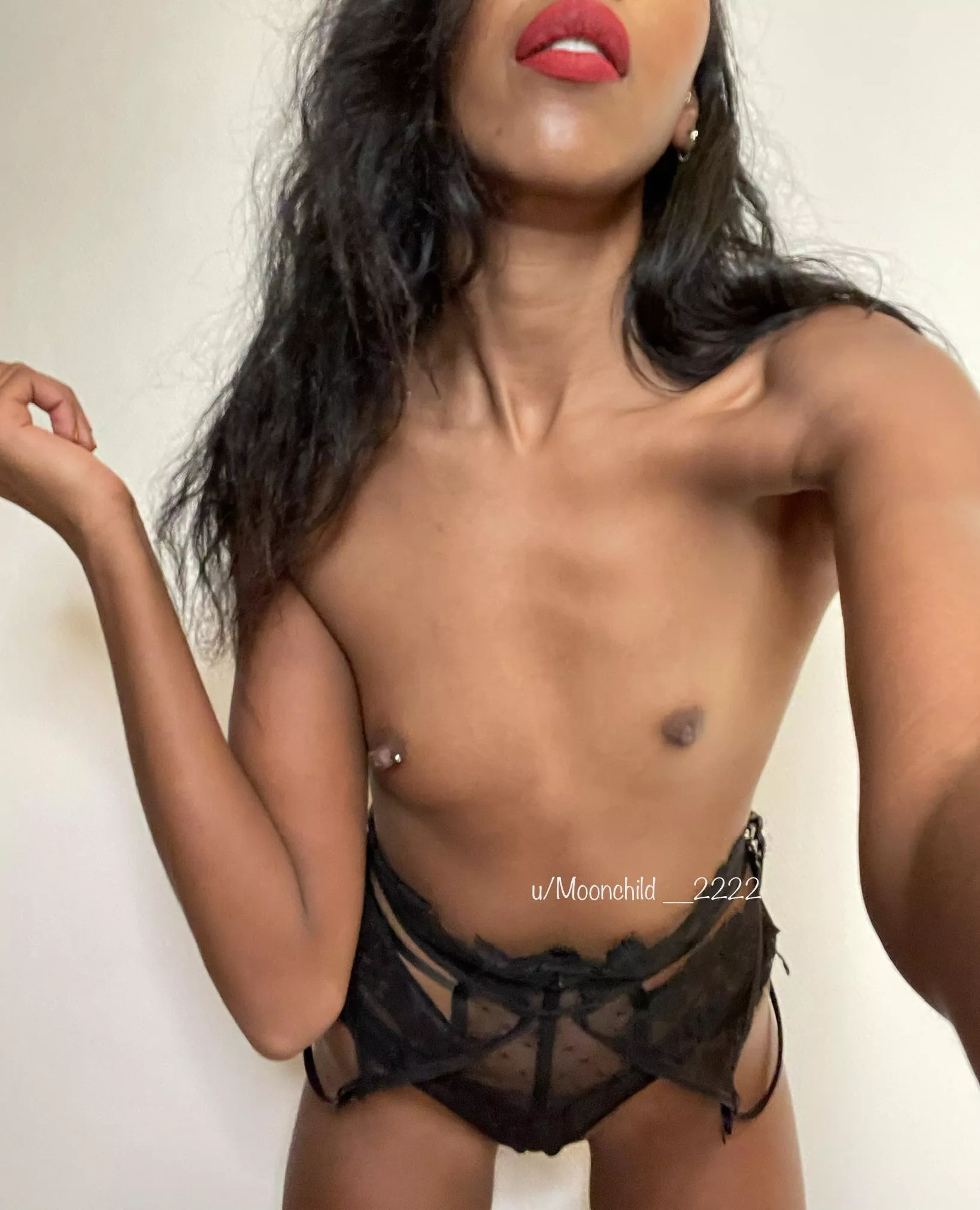 This is for the ones who like tiny ebony tits ☺️ posted by Moonchild__2222