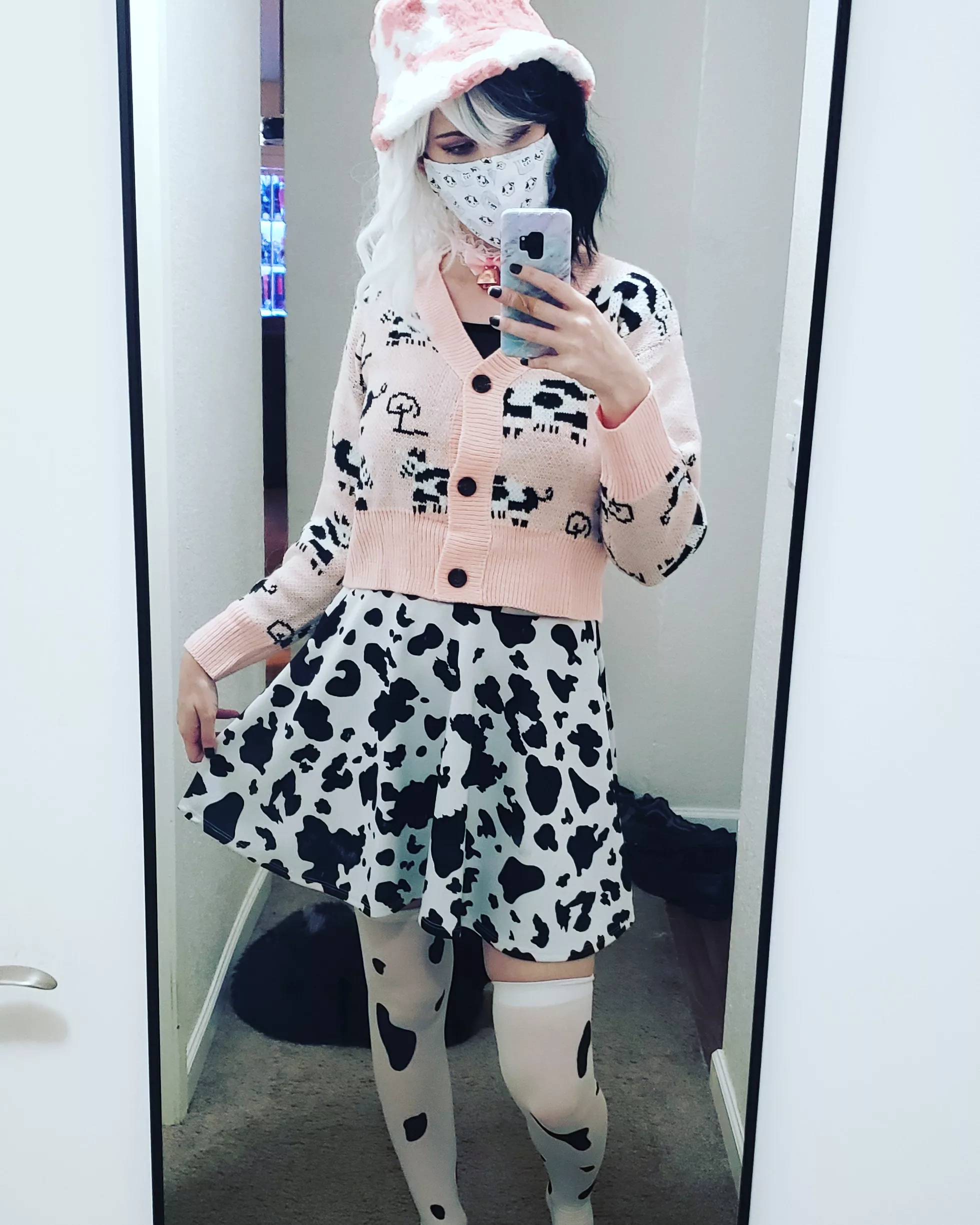 This is what I wear over my cow bikini. Any other pets have casual clothes for going out? posted by SinclairR0th