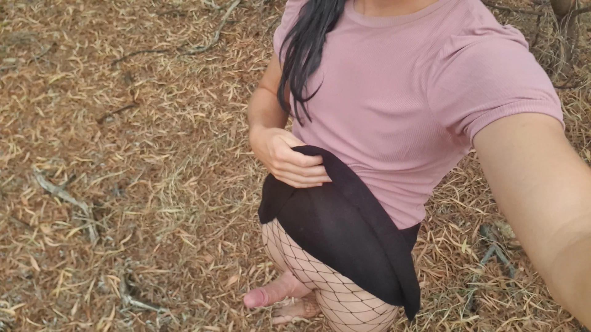 This sissy went outside today, hoping to meet a horny stranger! posted by Annatrap23