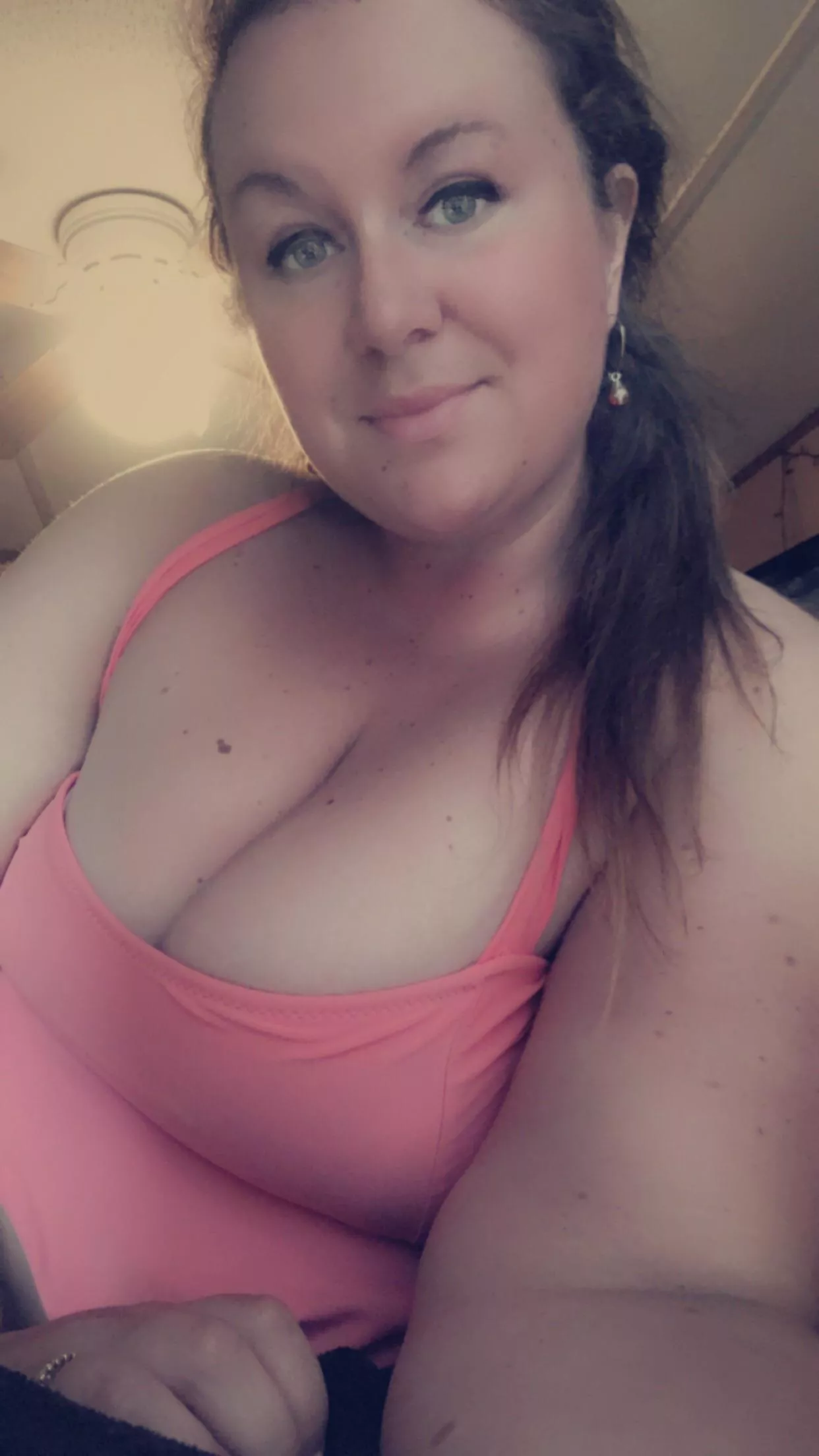 This top is barely big enough to hold in these tits. 🤪 posted by jaimelee_holmes