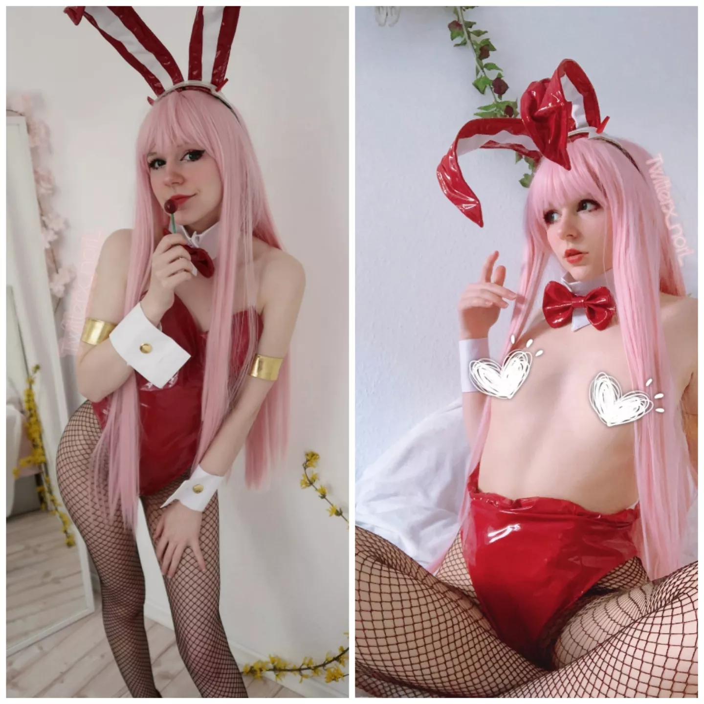 This Zero-Two Bunny has a little gift for you. Do you accept it? posted by x_nori_