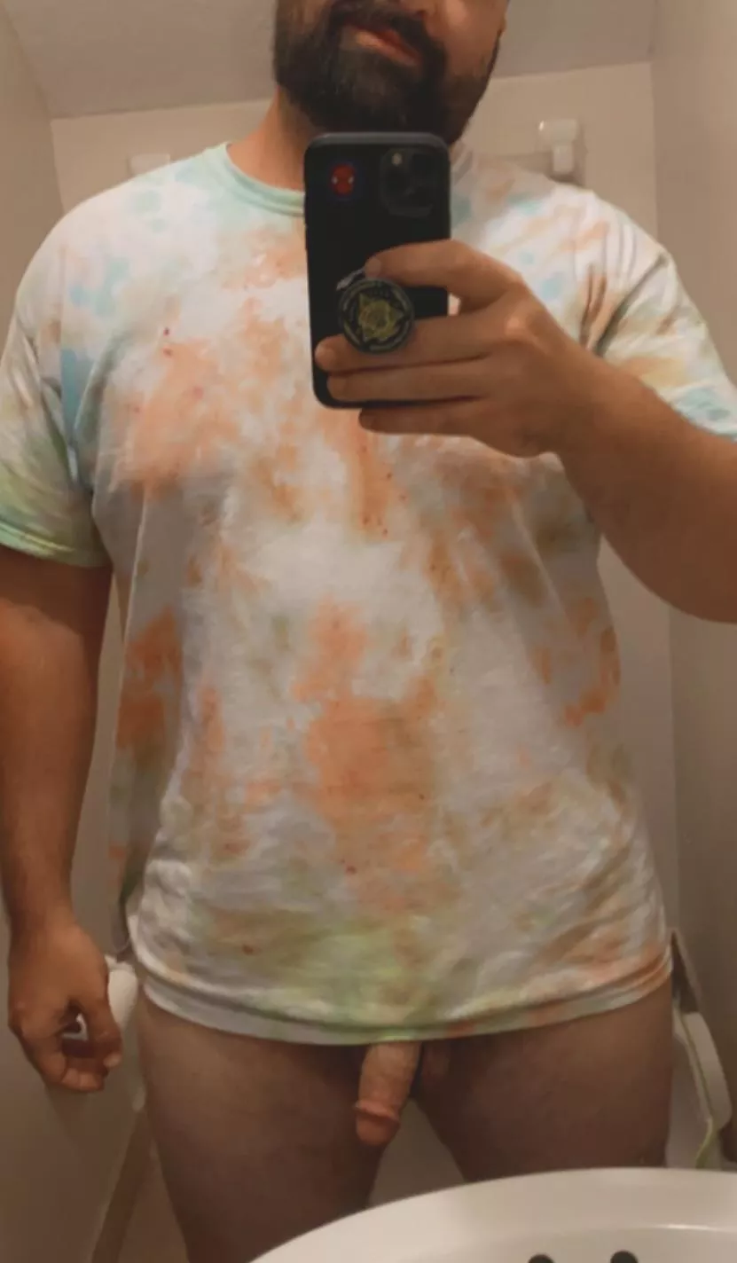 Tie dye and cock ðŸ˜ posted by exploringmilfndilf