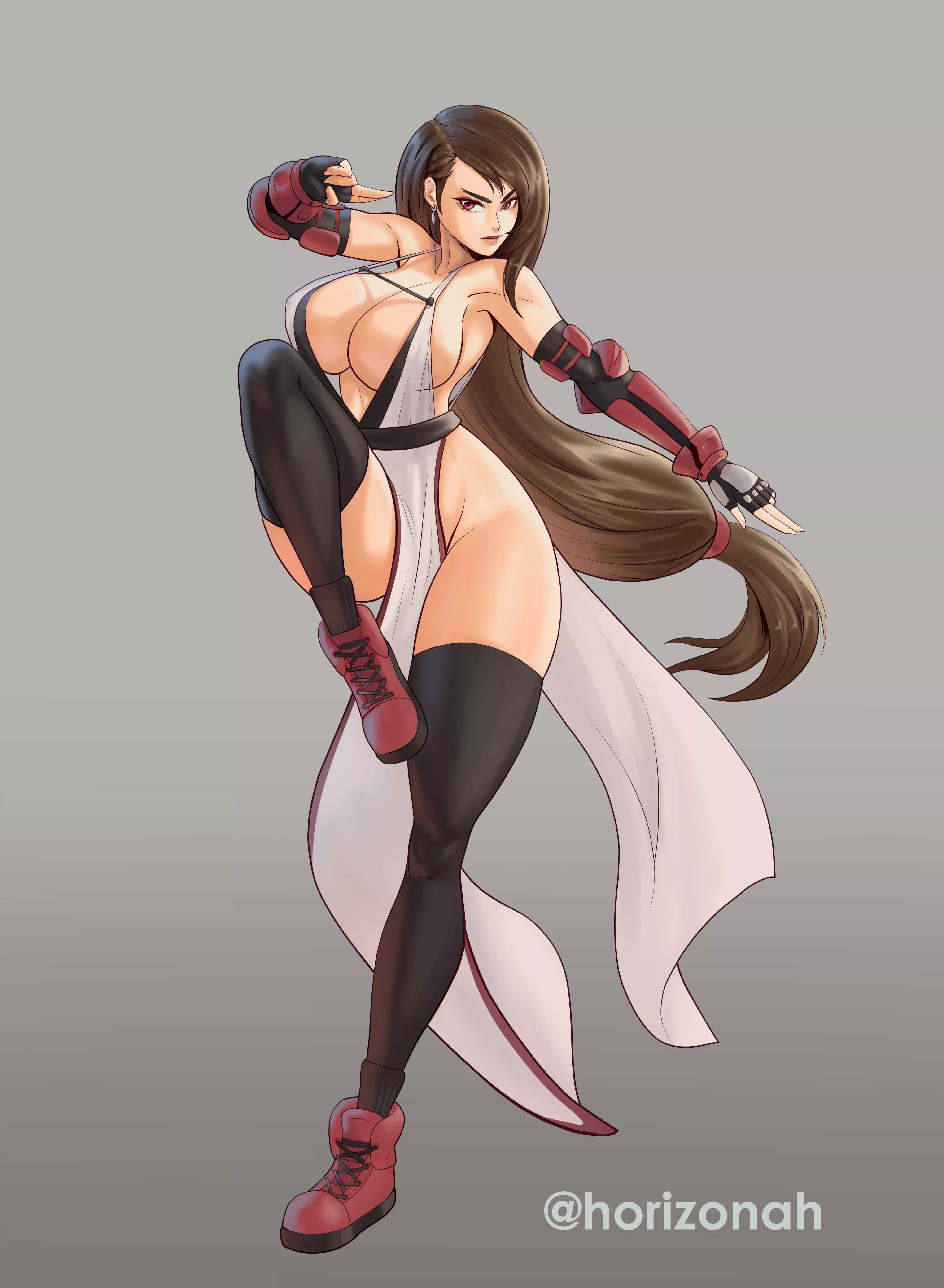 Tifa as Chun-li posted by horizonah22