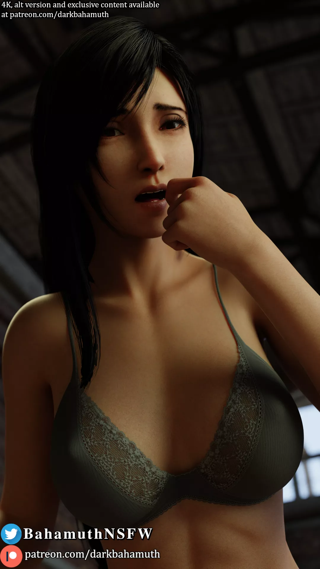 Tifa has second thoughts (BahamuthNSFW) posted by Darkbahamuth