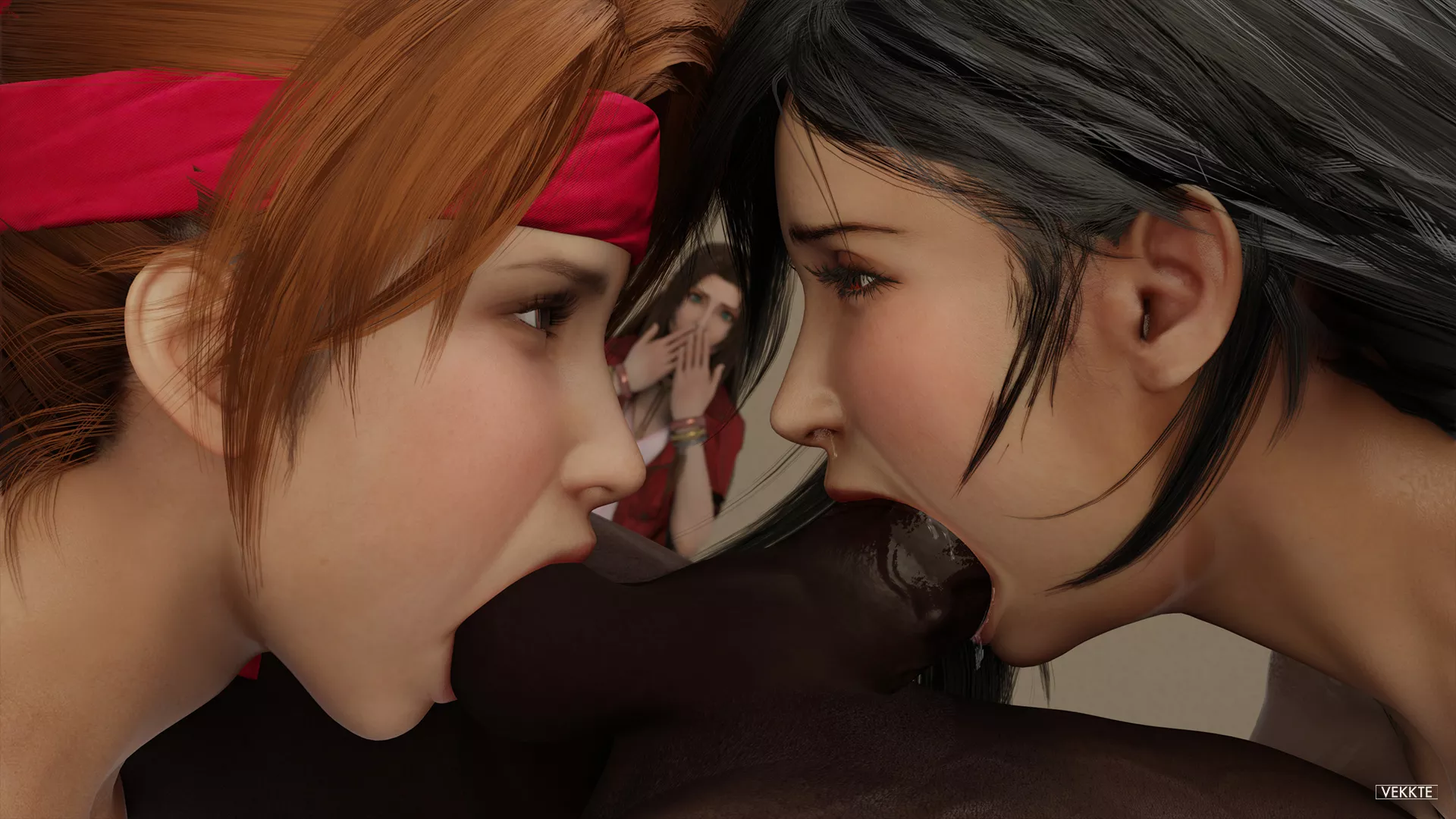 Tifa & Jessie - Eye Contact (Vekkte) posted by Kuro-Oji