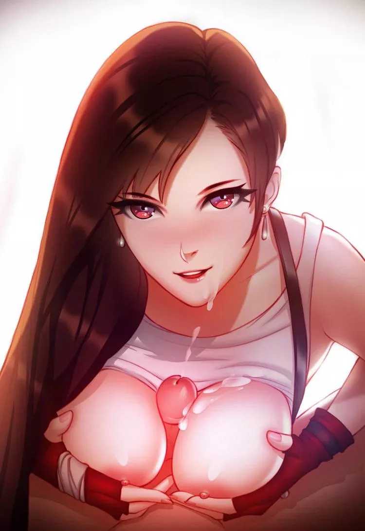 Tifa Lockhart enjoys a nice titty fuck posted by MeZaDefined