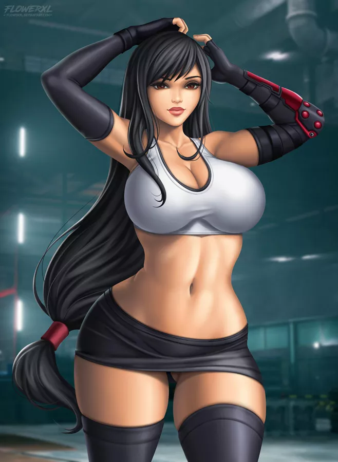 Tifa Lockhart Tuesdays (Art by Flowerxl) posted by Souted