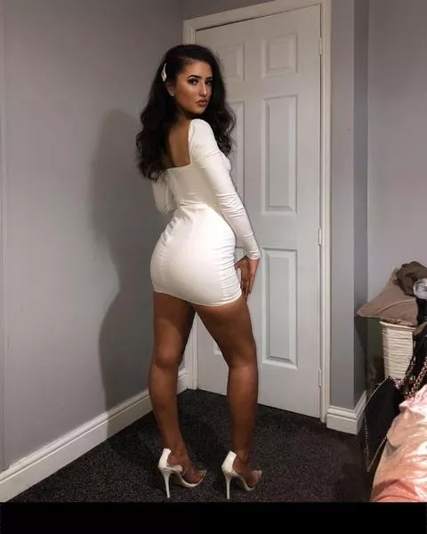 Tigh White Booty Dress posted by blacksissytrainer