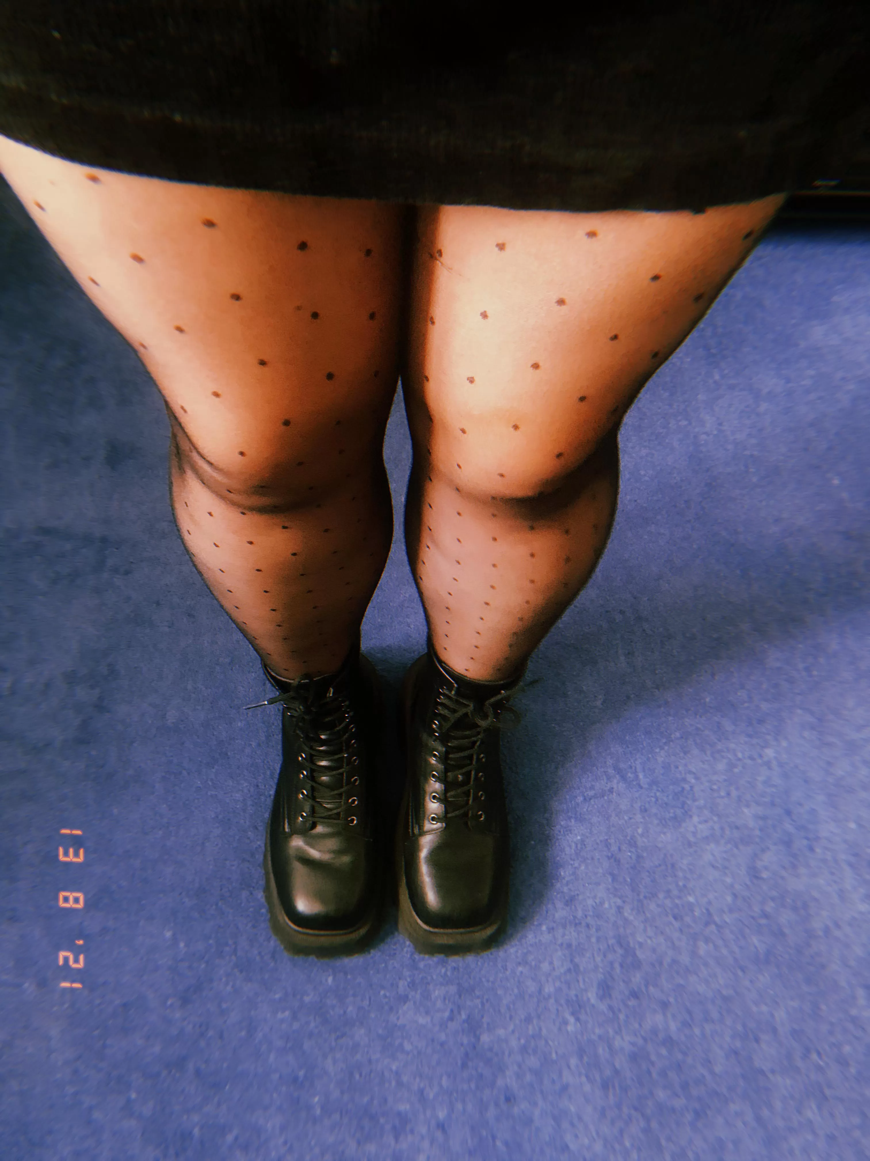 Tights and boots are always a good combo 🖤 posted by Elemenop1