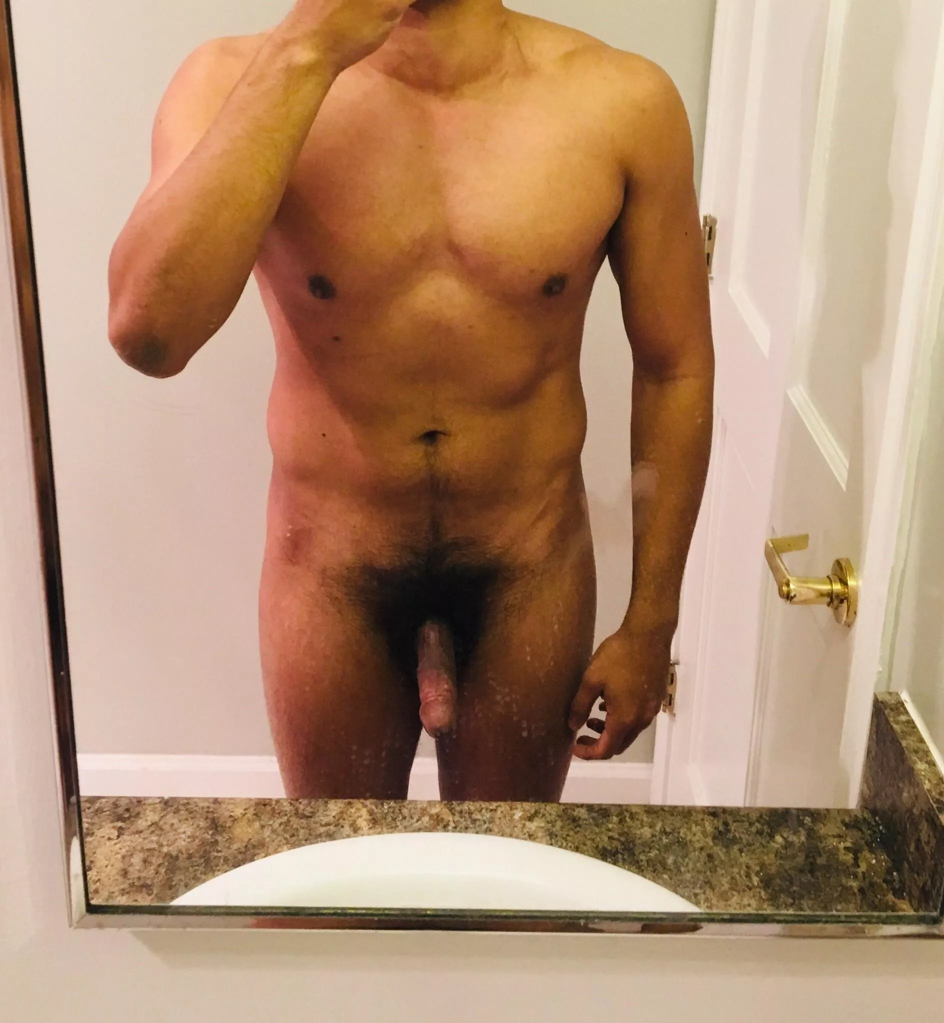 ðŸ’ª ti[m]e for the post workout rinse-off ðŸ§½ posted by dionysus_satyr_