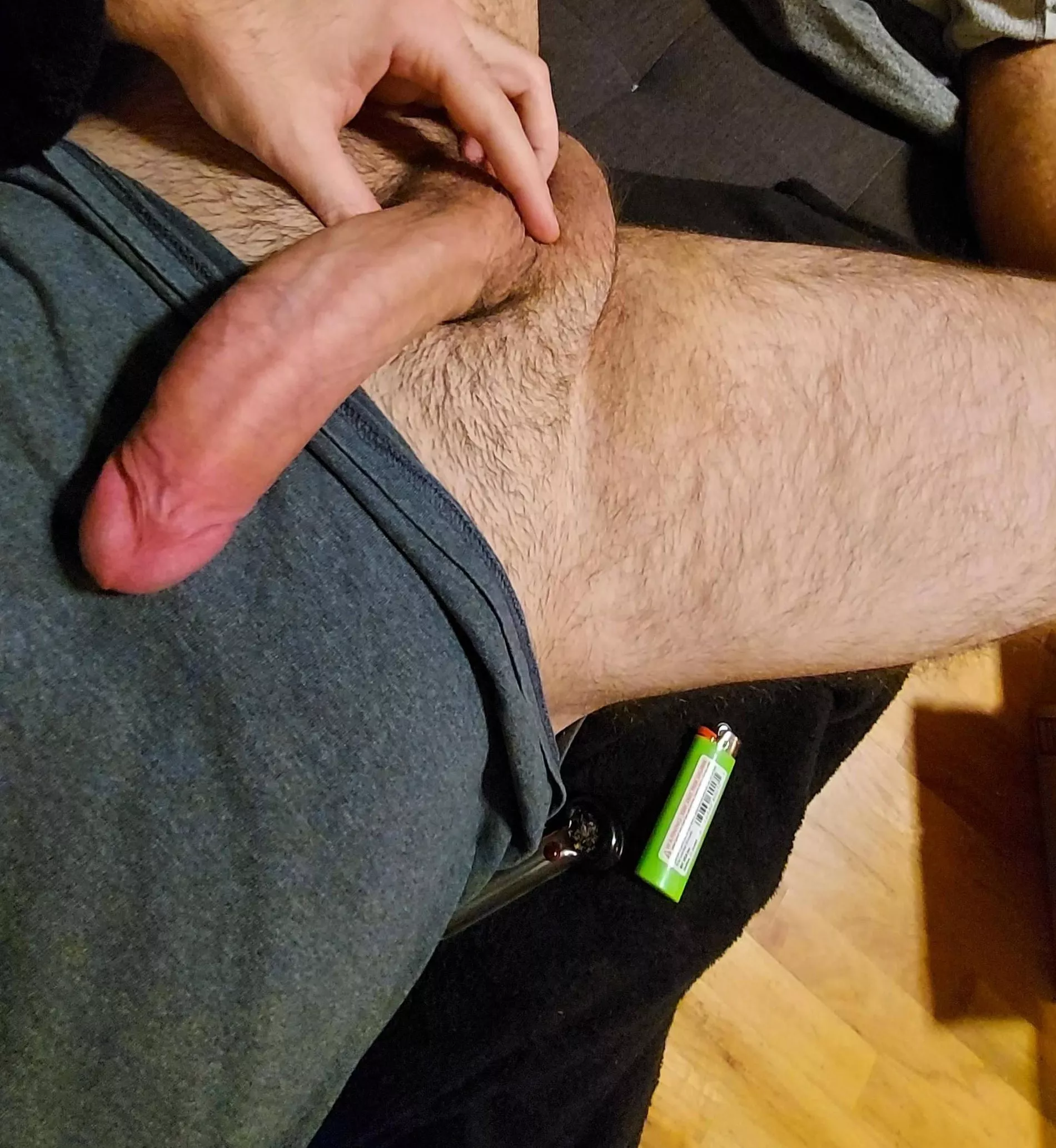 Tiny lighter or huge stoner cock? (M) posted by meatdrapedes666