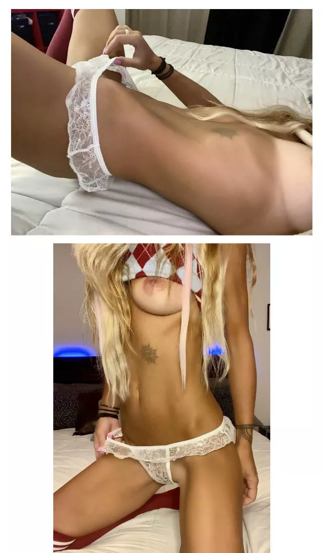 Tiny little blonde submissive spinner that posts pics and videos daily ðŸ˜‹ðŸ˜ posted by RylerinCa