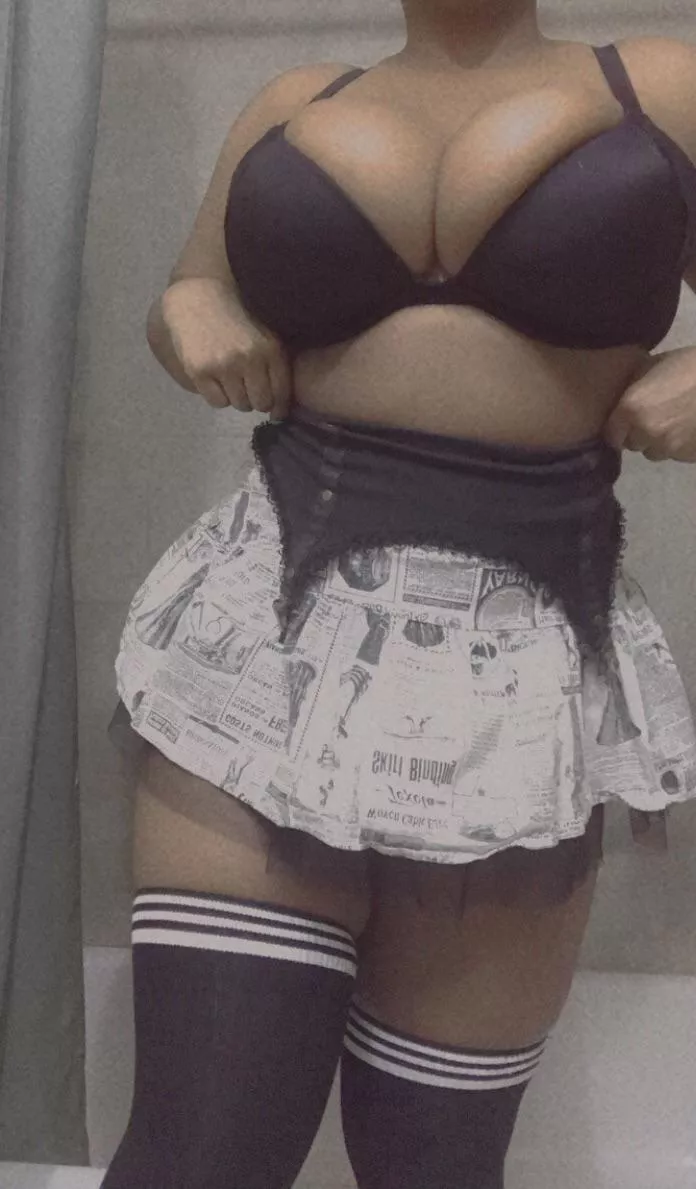 Tiny skirt + thigh highs= perfect combo posted by crystalheart215