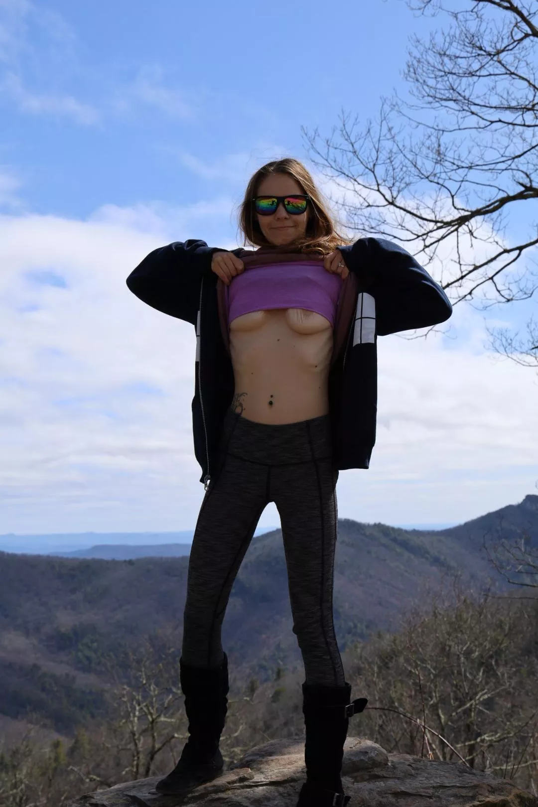 Tiny tits out in nature.. posted by MrsMischief2_0