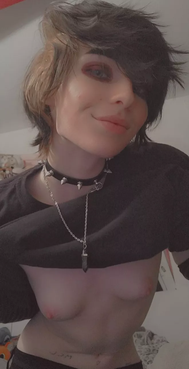 TinyTits on your gothic queen posted by feetiecutie