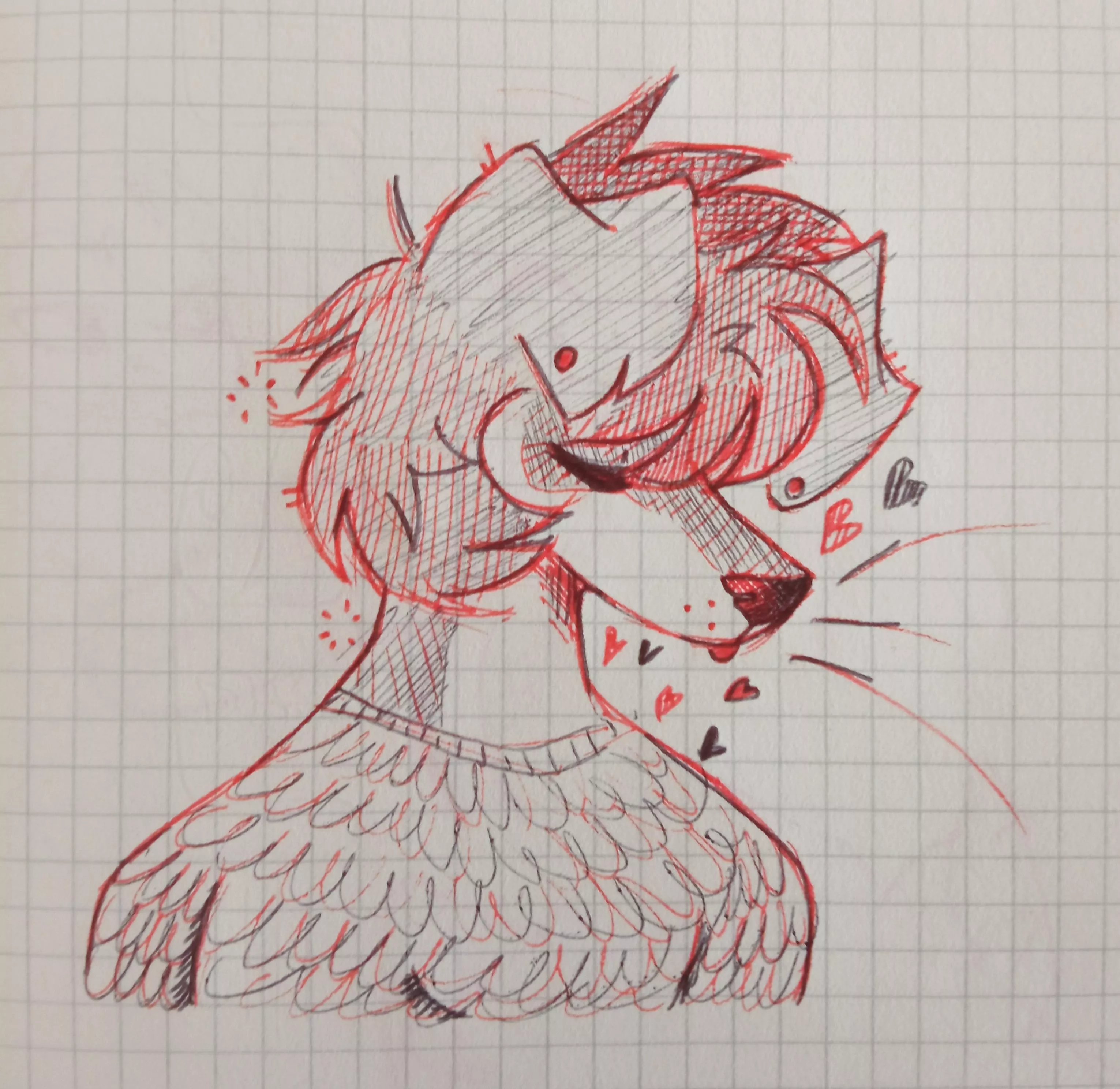 tired boii - art by me posted by animablu