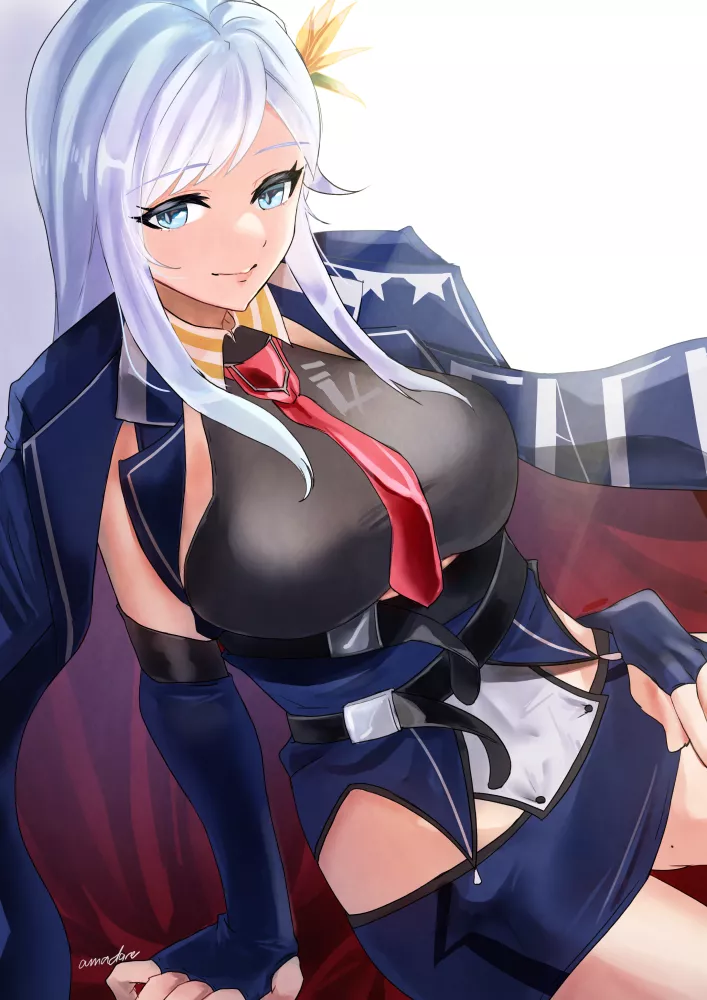 To Victory Or Death! For Eagle Union! (USS Ticonderoga, Eagle Union Faction, Azur Lane) posted by Ras_Elclare