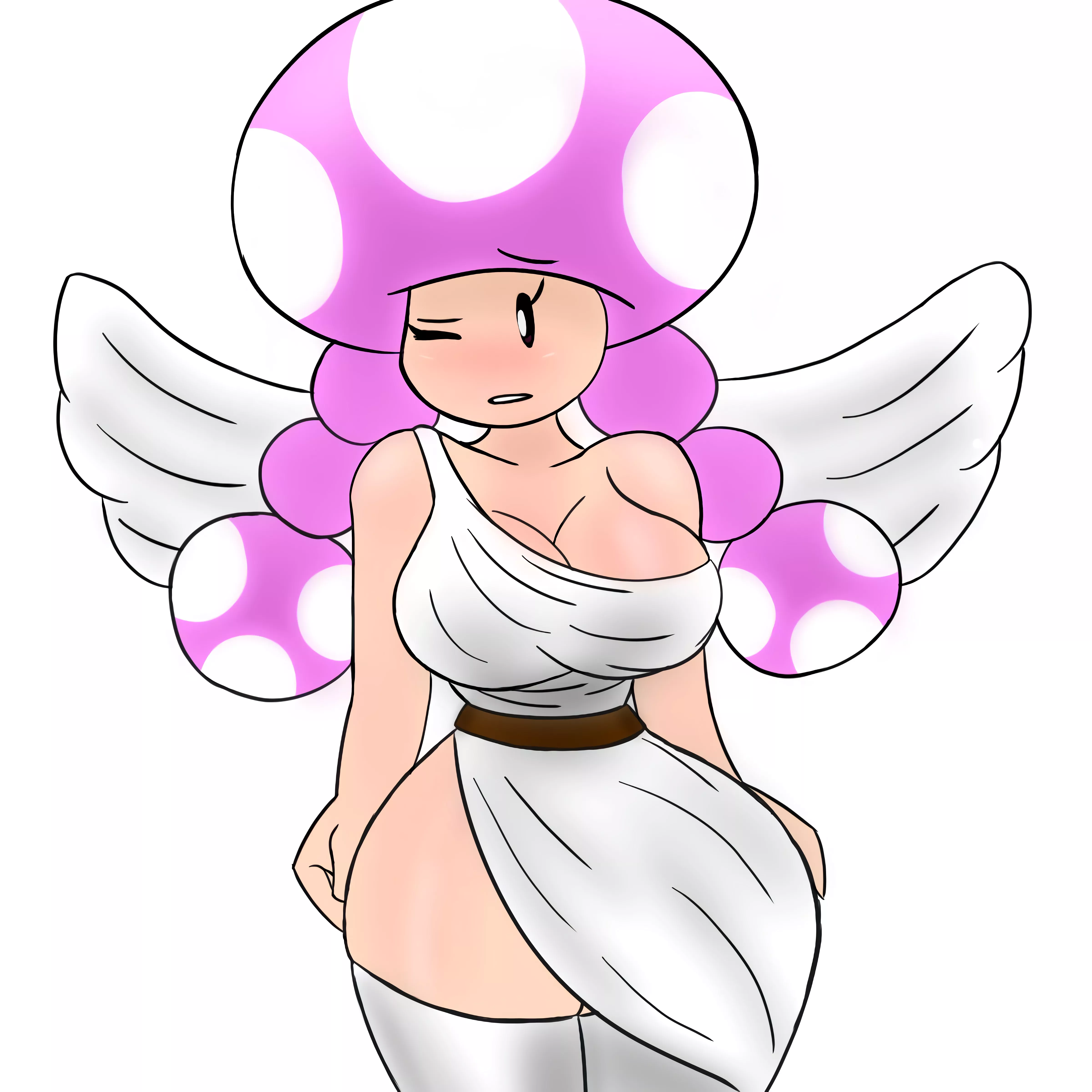 Toadette as an angel (by twygz) posted by JustAltAccountLMAO