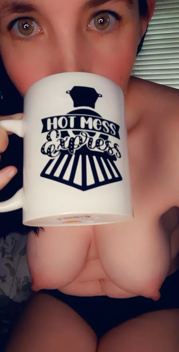 Today's Titty Tuesday proudly brought to you by the Hot Mess Express! May your day be full of boobs and moans 😈😜 posted by Aussiemilf2046