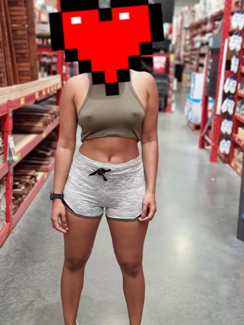 Today's trip to Bunnings was fun 🍒🤭 posted by youngfitsydcouple