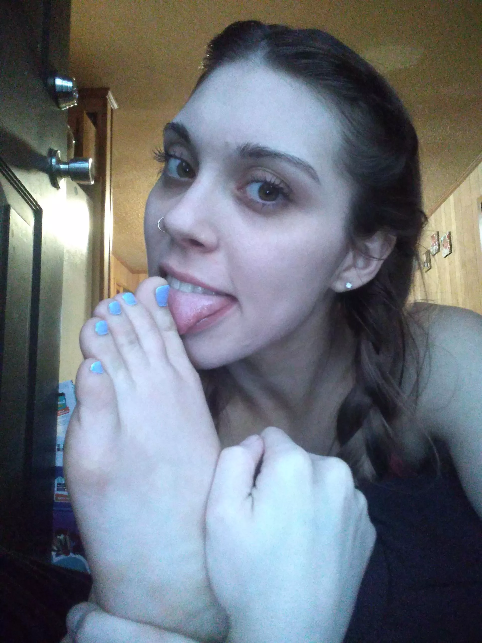 Toes and tongue action 😉 posted by Daniella_222