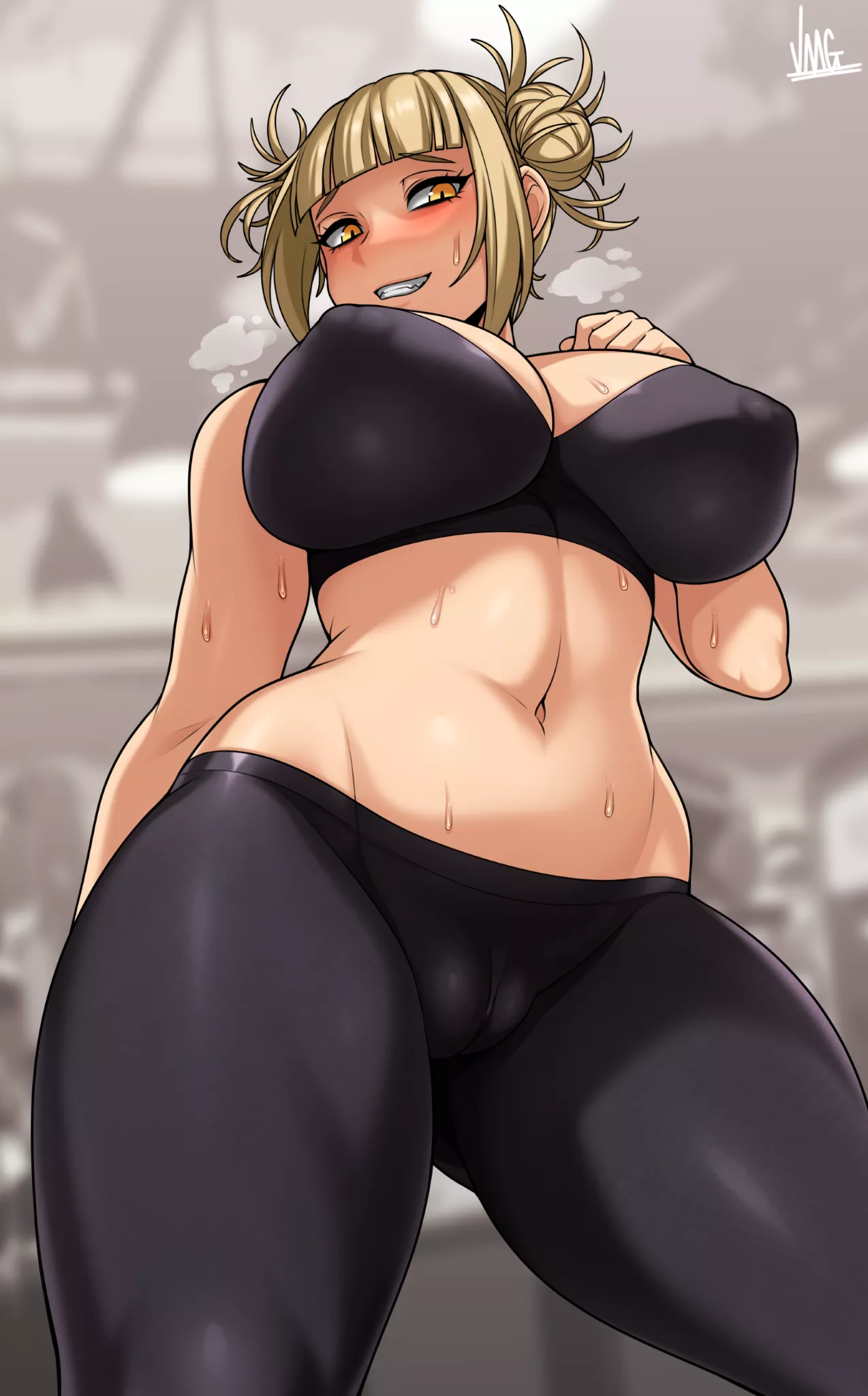 Toga after a tough workout (JMG PartyBean) [My Hero Academia] posted by queshu22