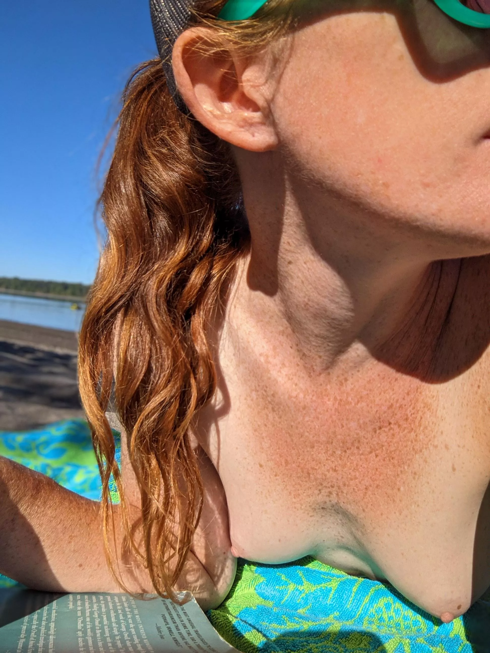 Took advantage o(f) the nice weather and went to the beach. posted by naughTBinaturecouple