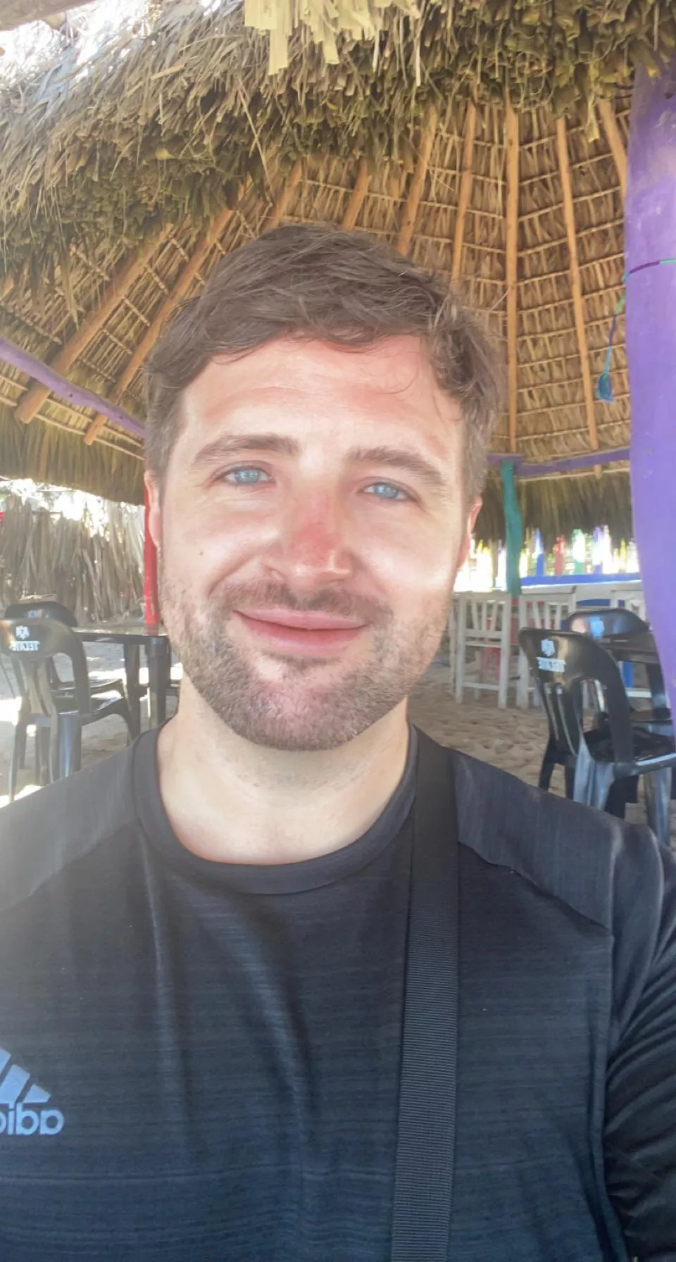 Took this on Zipolite Beach in Oaxaca, Mexico. I’m told I have ocean blue eyes? posted by Sufjanus