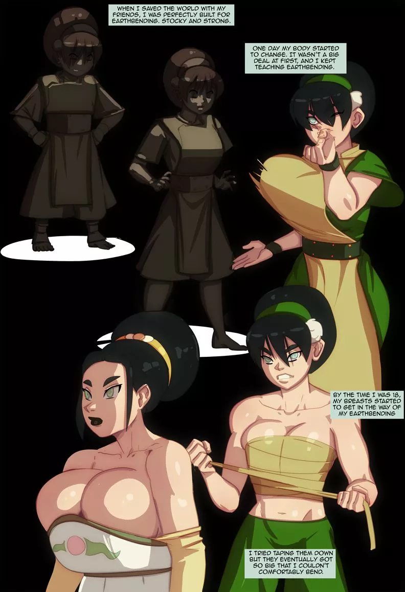 Toph growing up (Morganagod) posted by Anonimno417