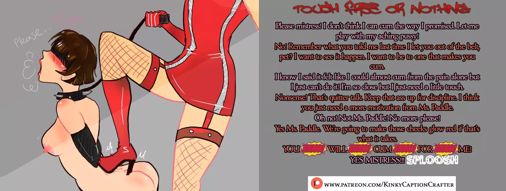 Touch Free or Nothing [lezdom][femdom][BDSM] posted by KinkyCaptionCrafter