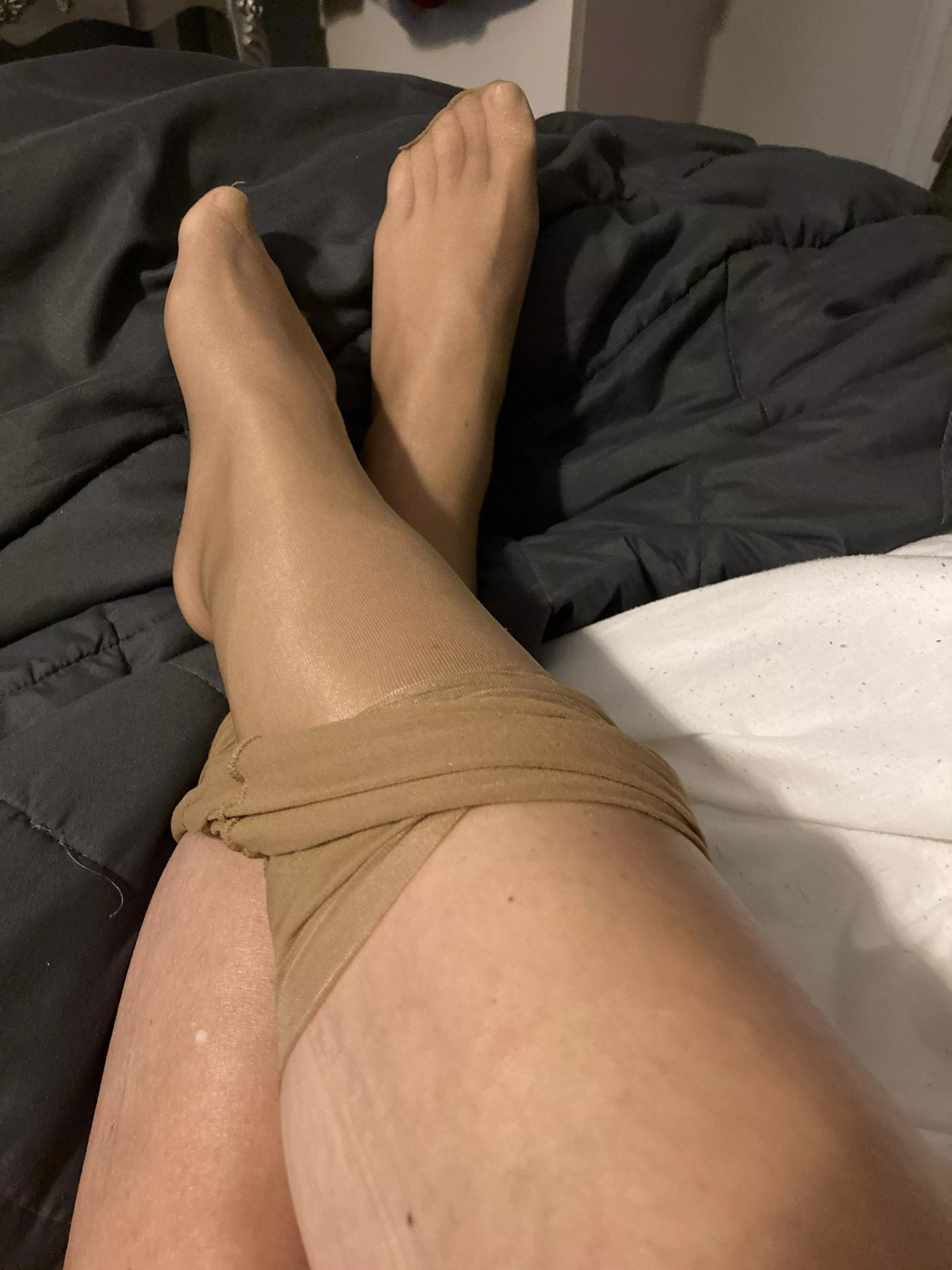 Tough day get those dirty tights off! posted by Babydolliefeet