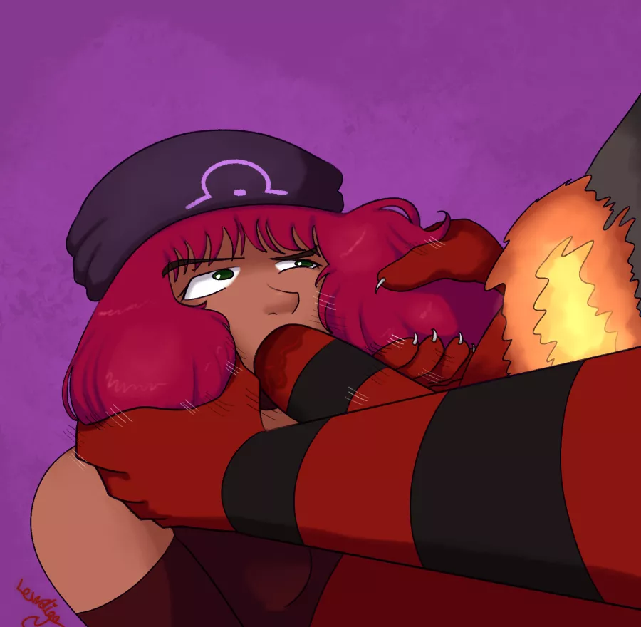 Trainer facefucked by Incineroar (Lewdigo) [Pokemon] posted by EnigmusPrime