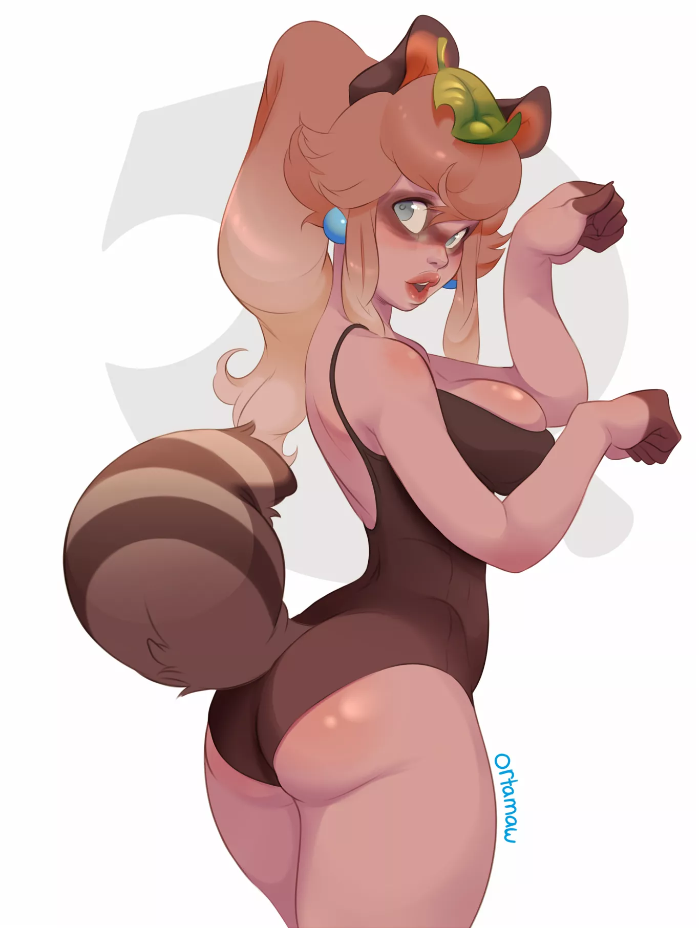 Trash Bandit Peach (ortamaw) posted by ortamaw