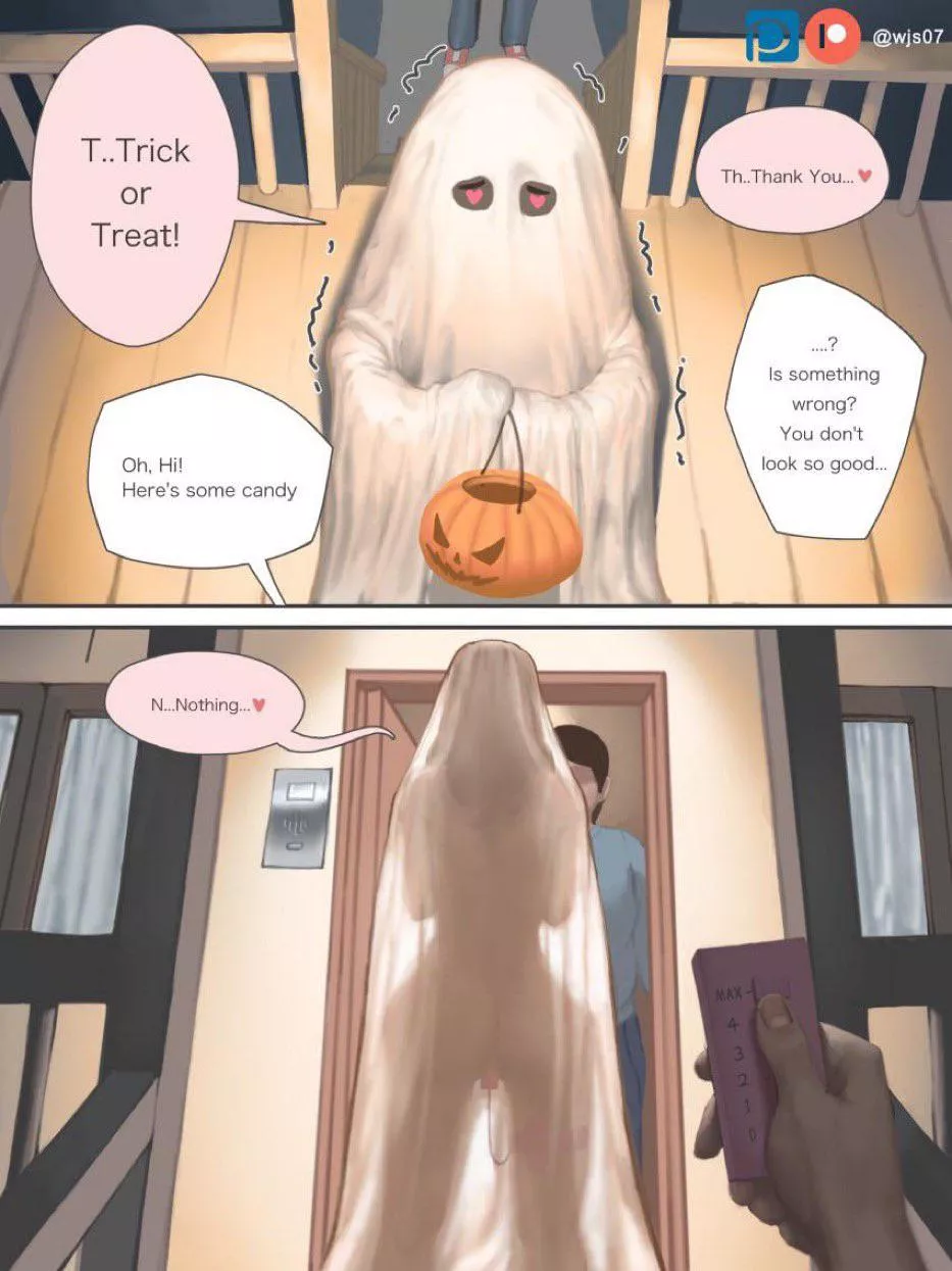 Trick or treating with a twist posted by miss-sera