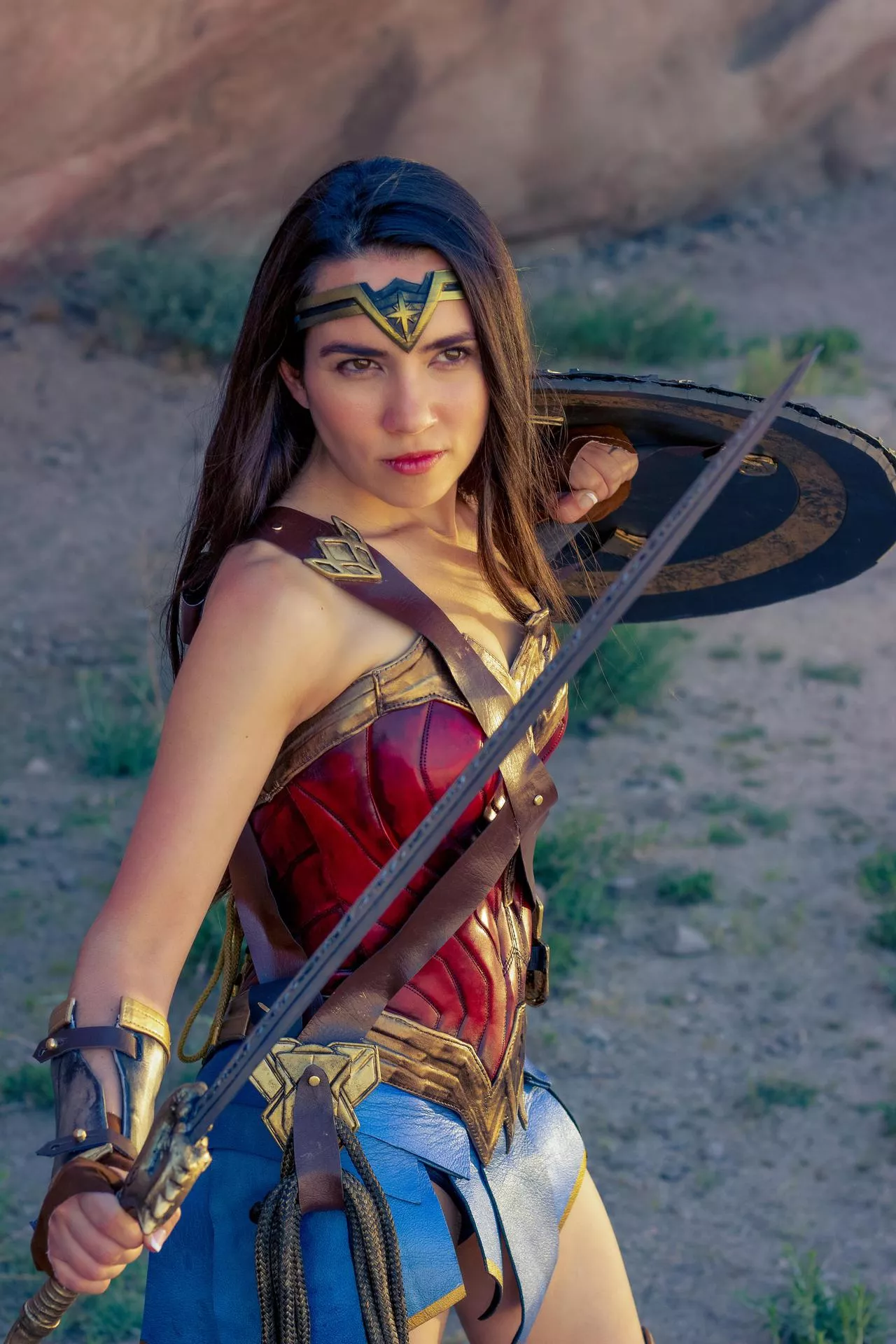 Trisha Hershberger as Wonder Woman posted by TheOneWhoJudgges