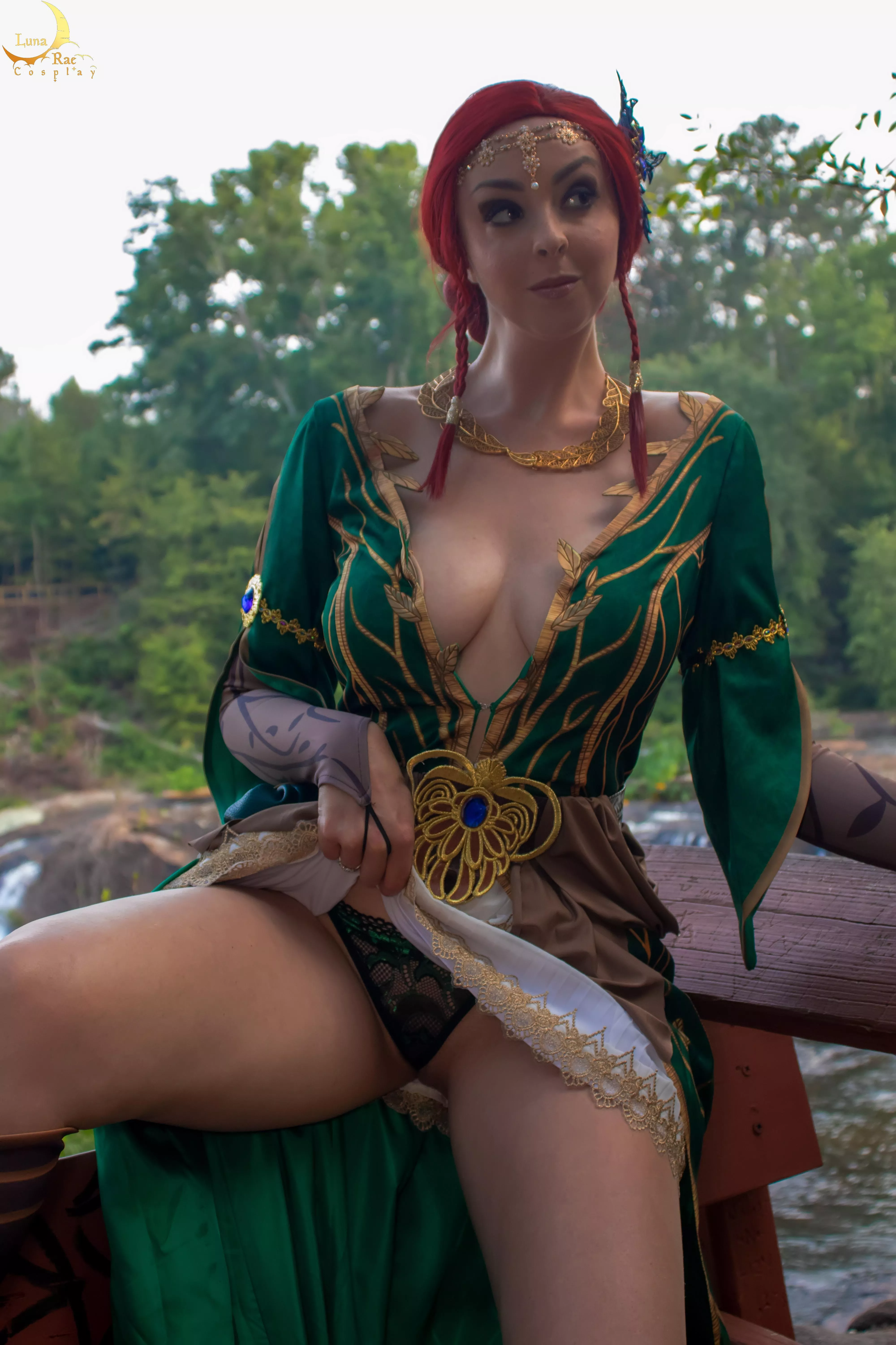 Triss exhibitionism cosplay by Lunaraecosplay [sef] posted by Lunaraensfw