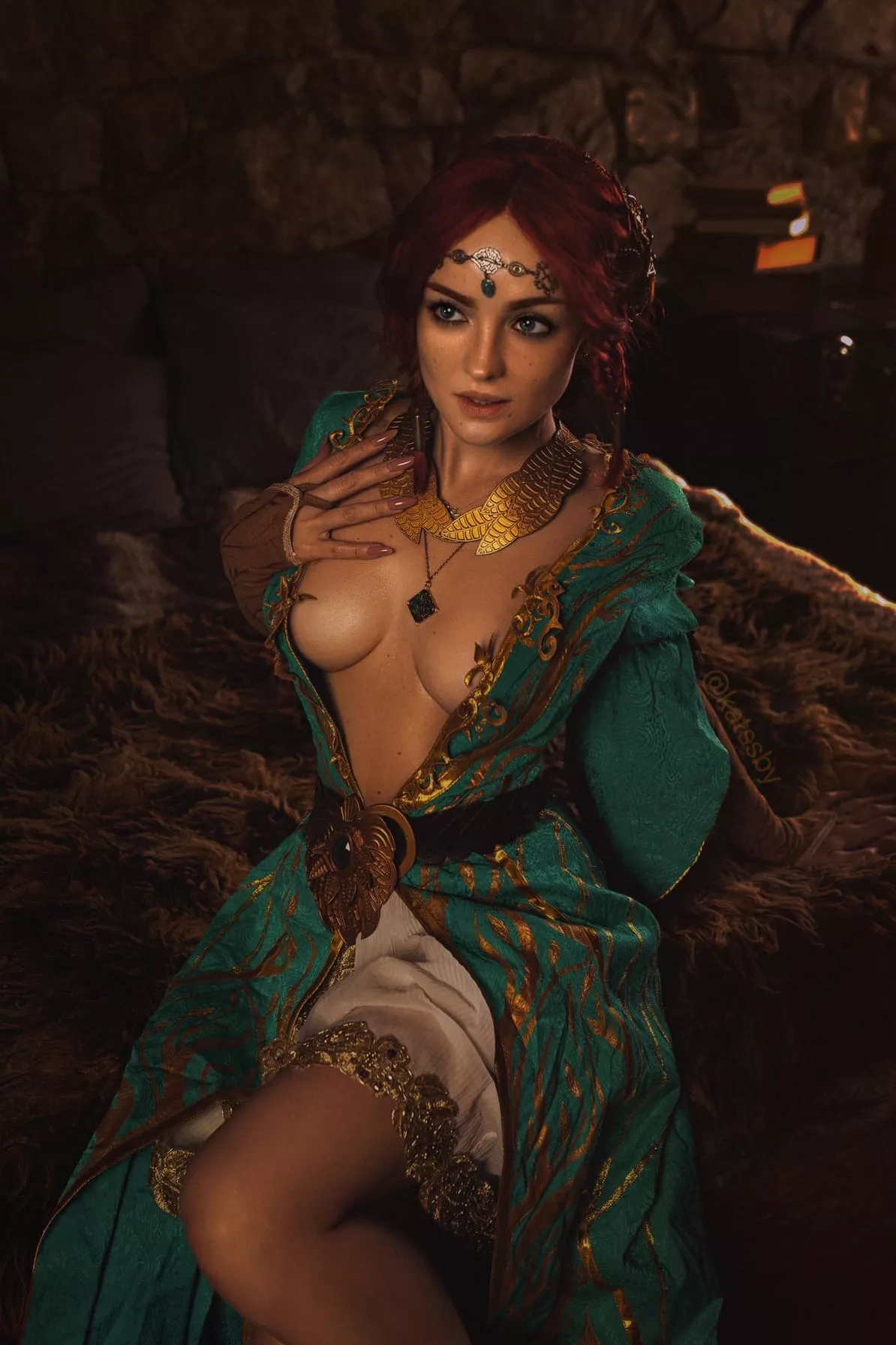 Triss Merigold from The Witcher 3 by Sophie Katssby [self] posted by Sophie_Katssby