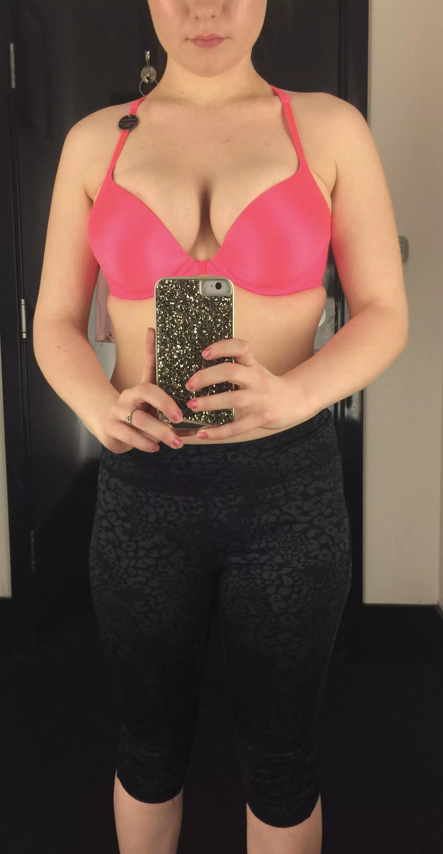 Trying on a bra. (5years ago)(f) posted by sadpacersfan76