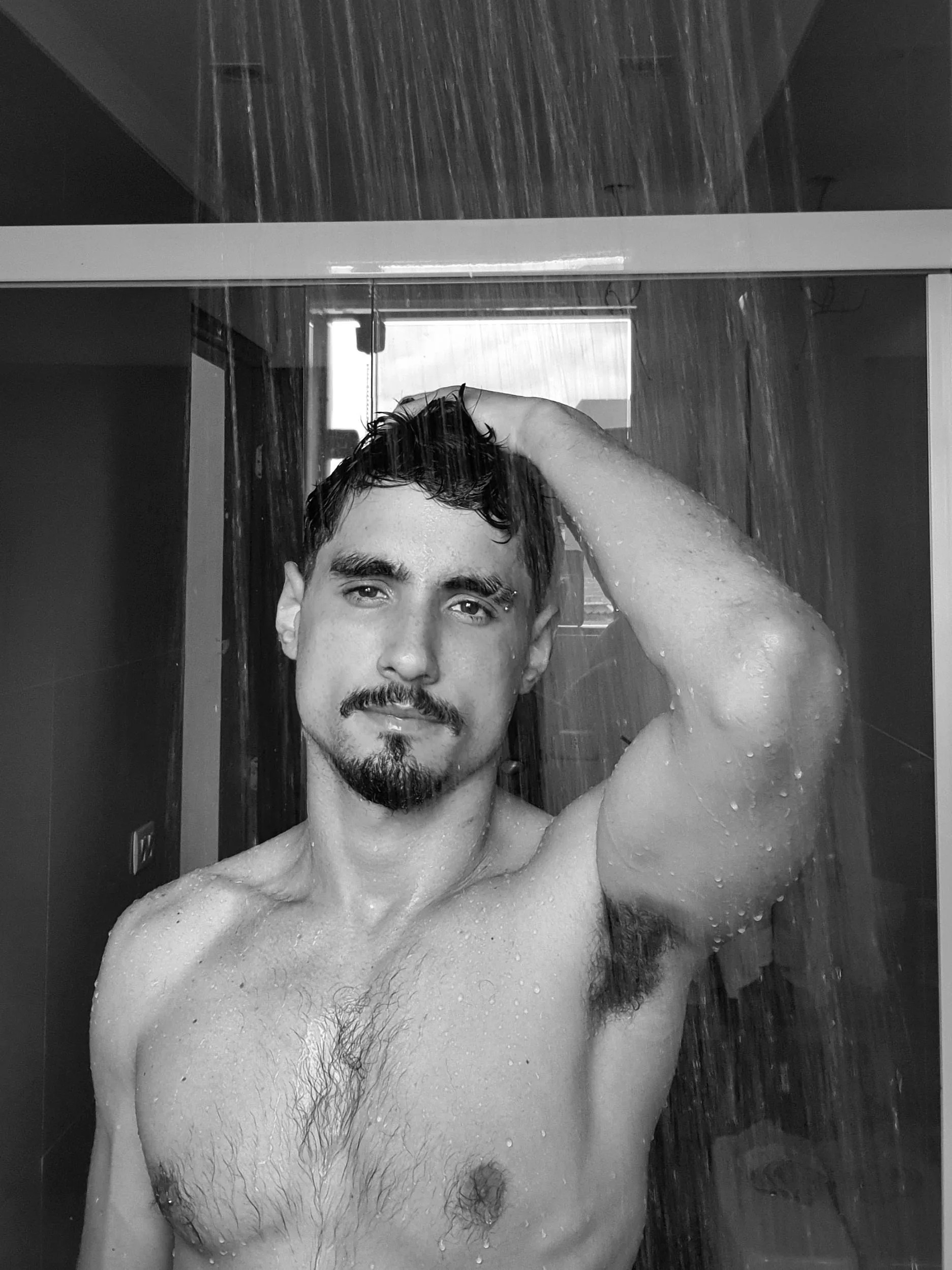 Trying to be sexy in shower posted by juniorgallina