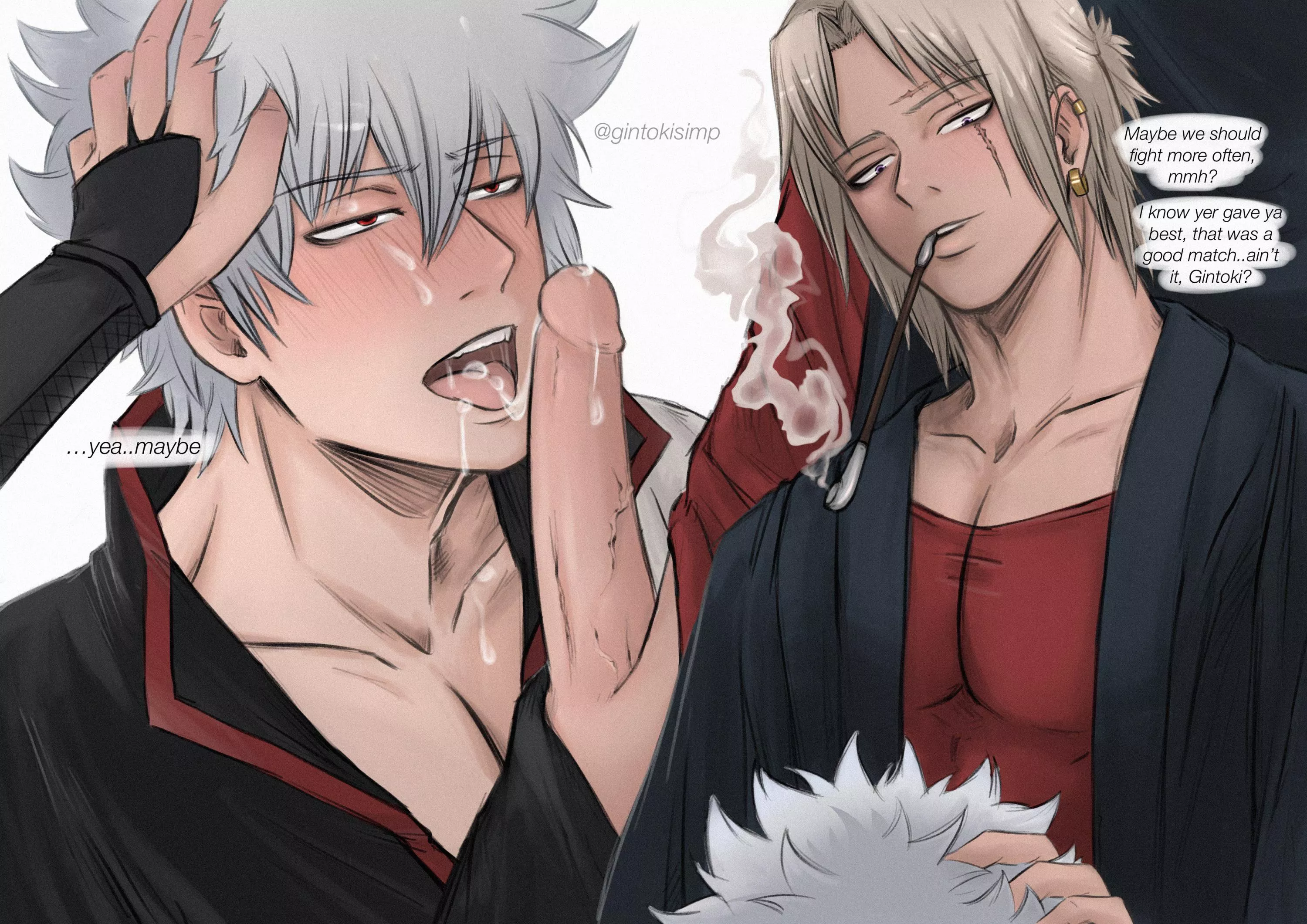 Tsukuo x Gintoki V2 [Gintama] posted by Letterb0omb