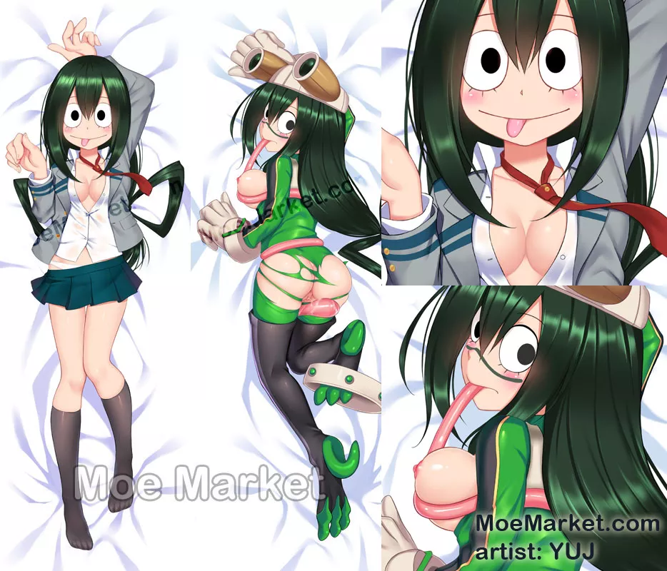 Tsuyu Asui Body Pillow (by artist: YUJ) posted by alfred_joy