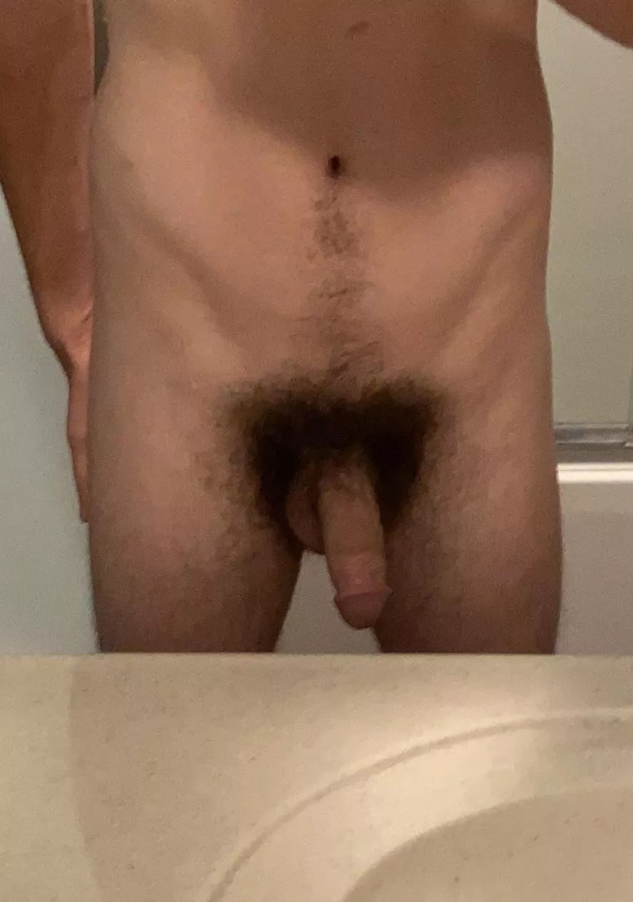 Tuesdays are almost as hard as Mondays, so here’s a bushy dick 😉 posted by thomsbrief