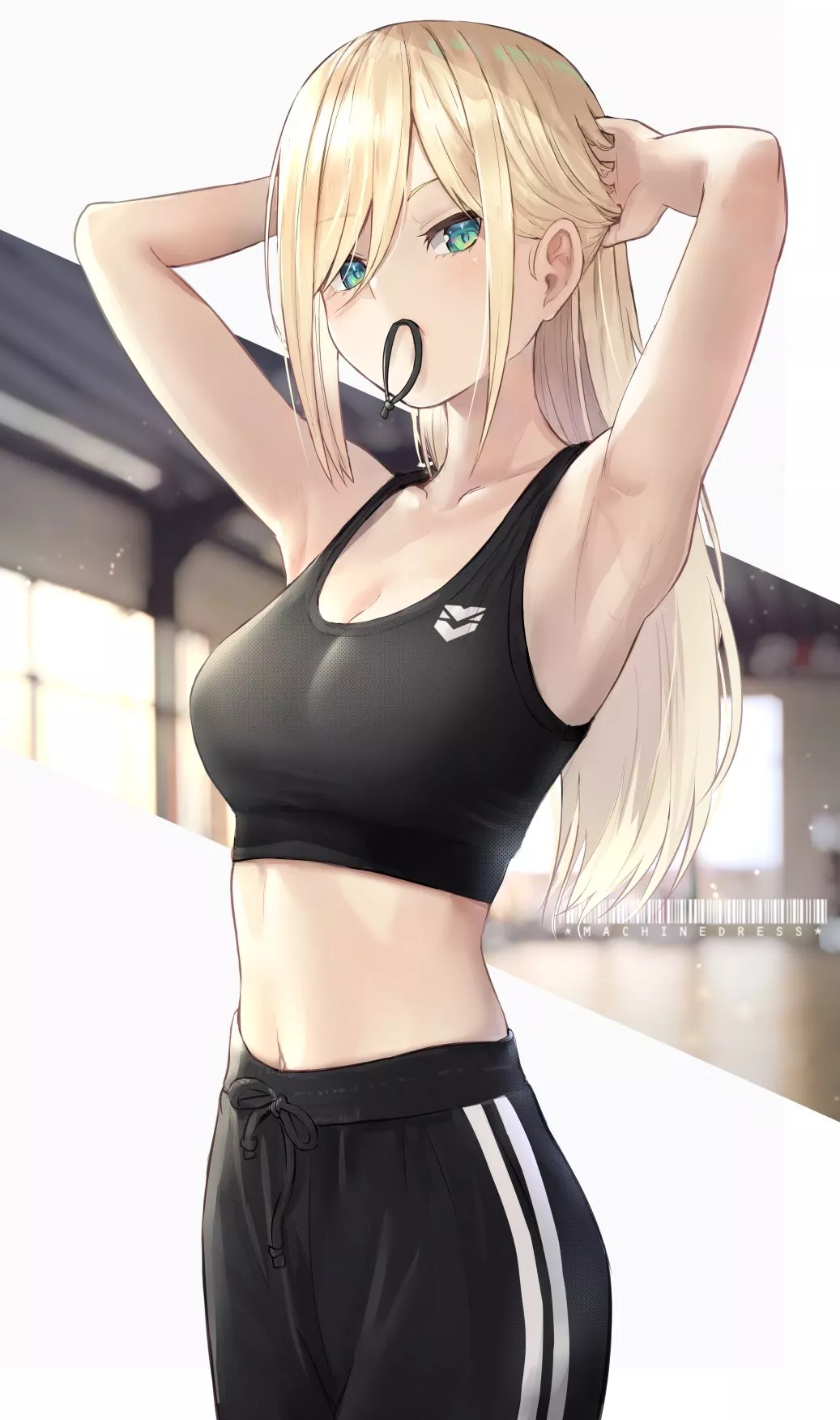 Tying her Hair before her Workout posted by CheetahSperm18