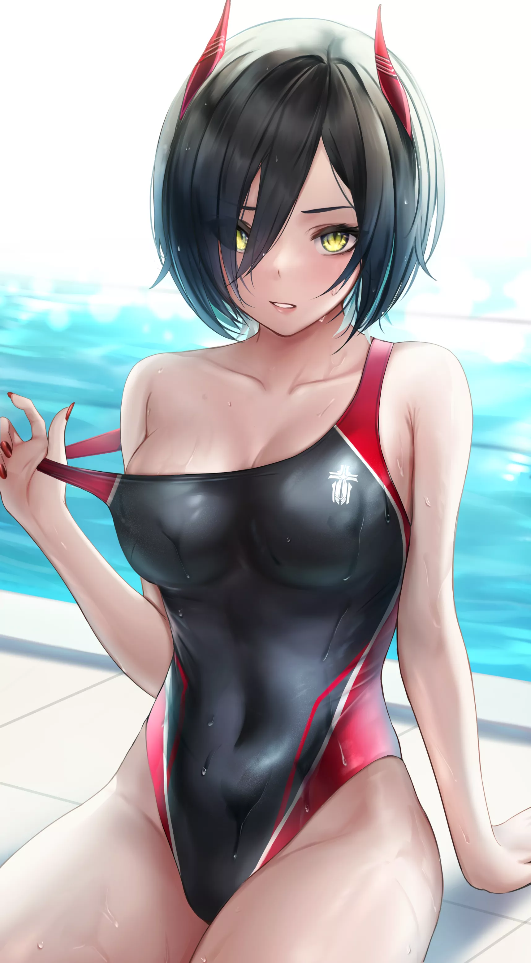 Ulrich Von Hutten Competition Swimsuit (Moshi Imo) [Azur Lane] posted by sequence_string