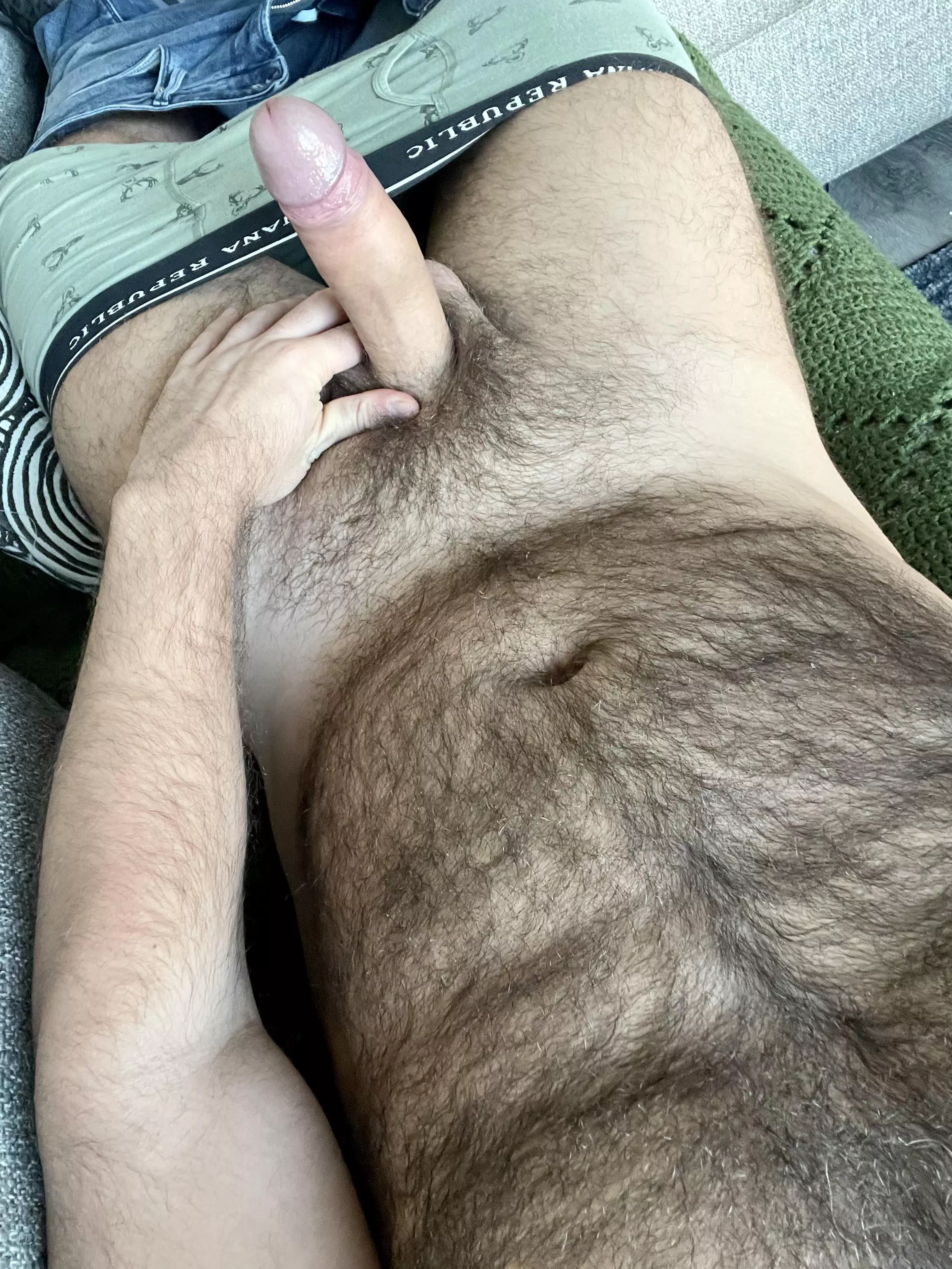 Uncut bear cock - good evening posted by miami_111_handsome32