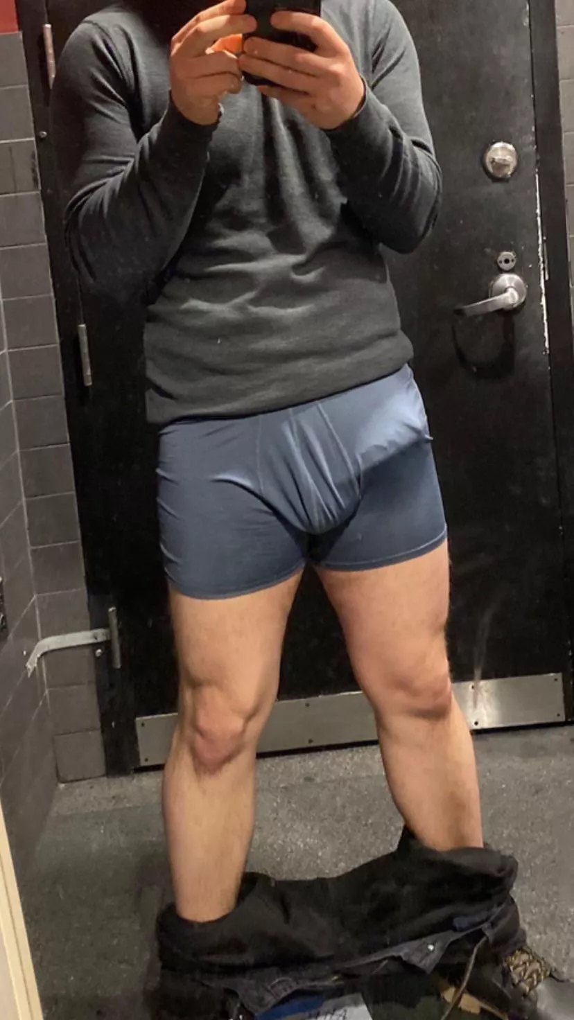 unembarrassed about my bulge. posted by Bulges_NYC