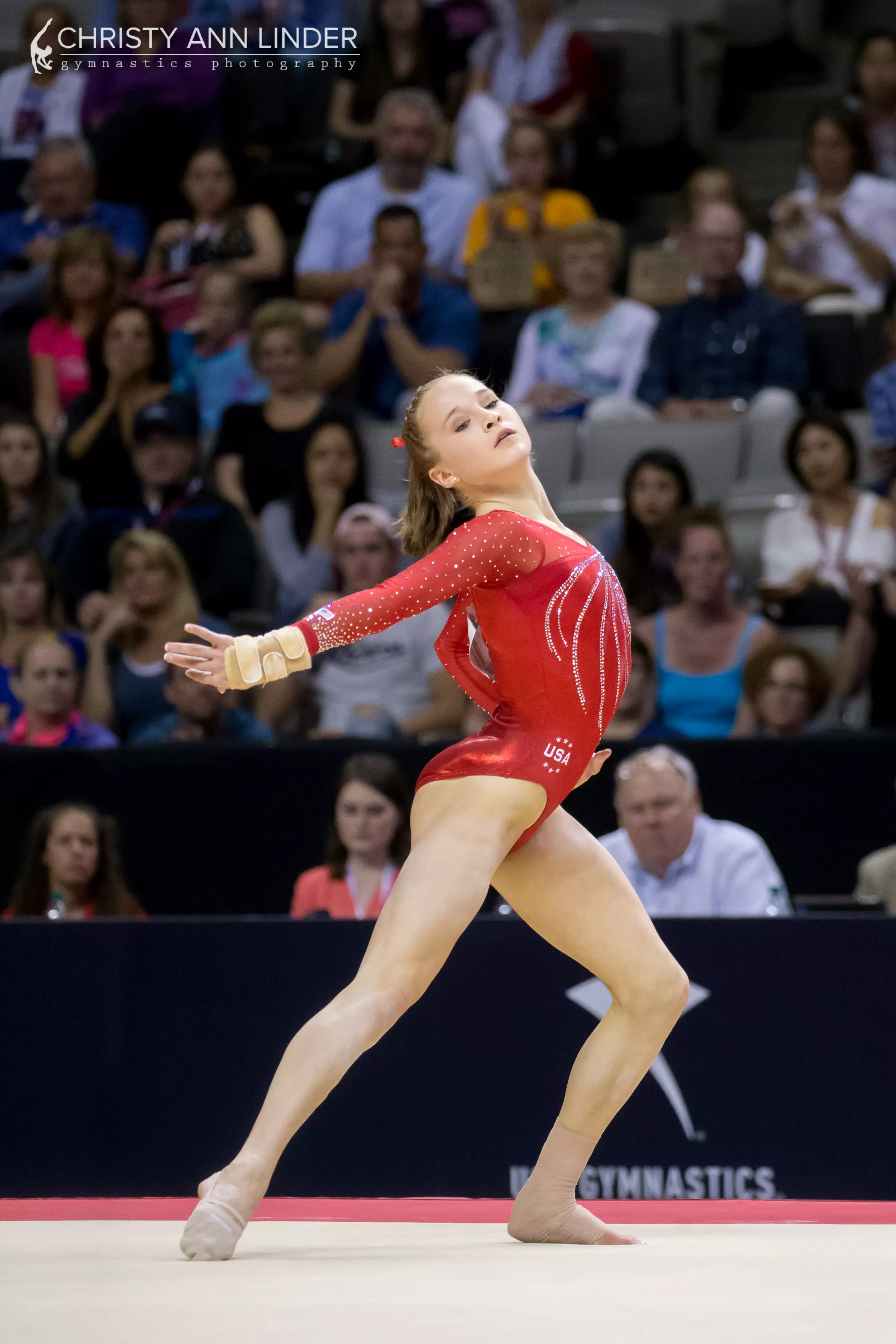 US female artistic gymnast Madison Kocian at the 2016 Olympic Trials posted by star_form_tree